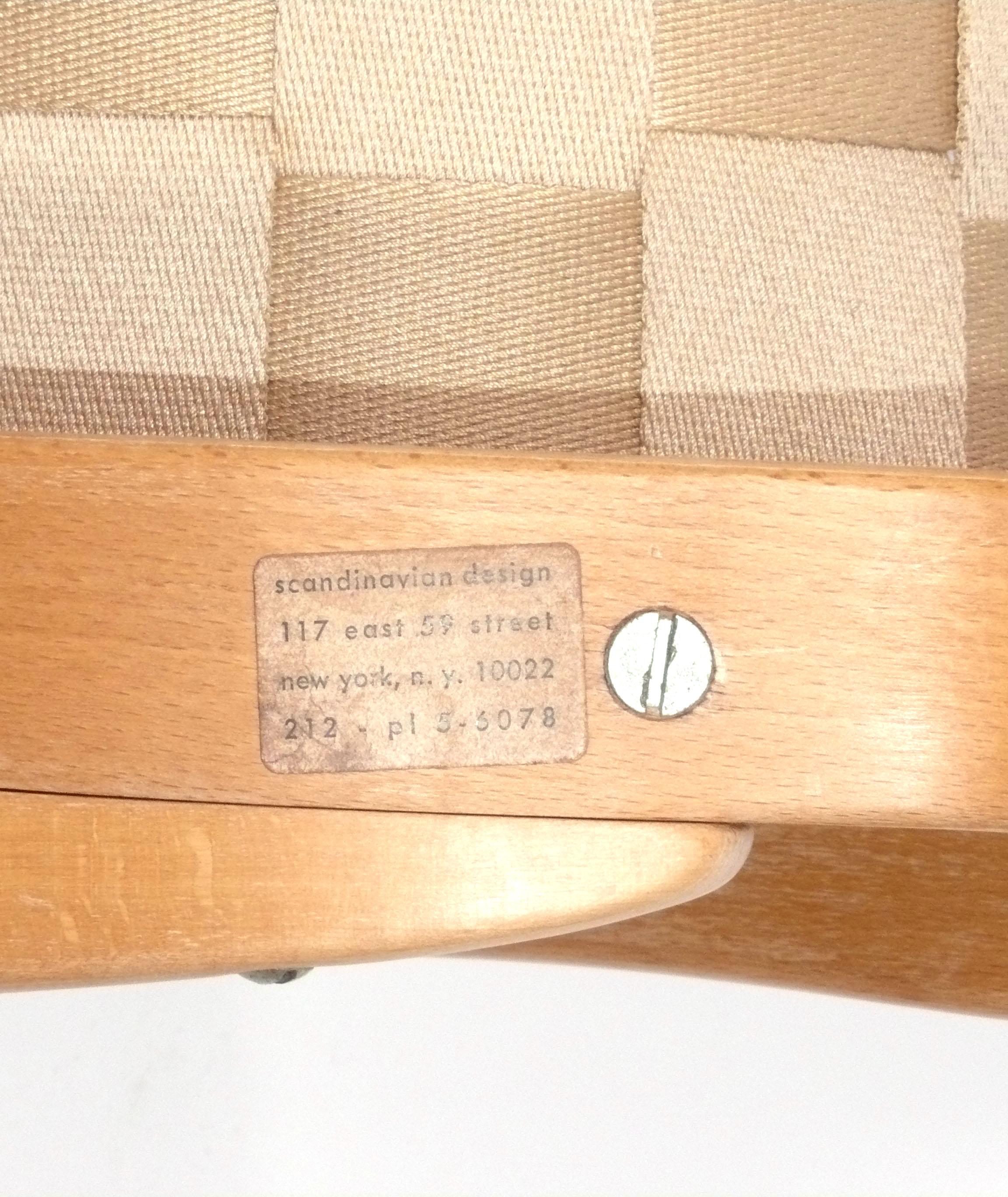 Upholstery Bruno Mathsson Danish Modern Bentwood Eva Lounge Chair For Sale