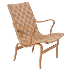 Dänischer moderner Eva-Loungesessel aus Bugholz von Bruno Mathsson