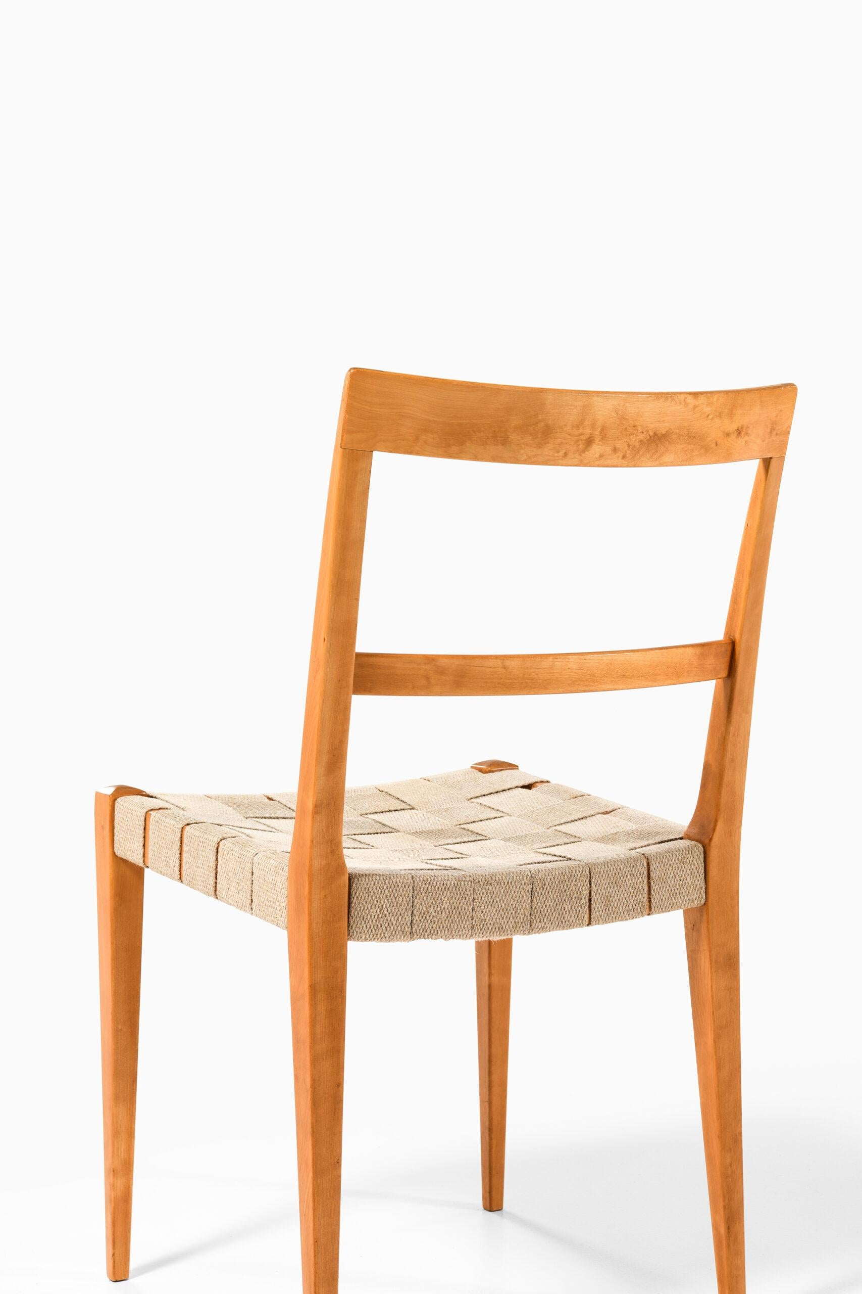 Bruno Mathsson Dining Chairs Model Mimat Produced by Karl Mathsson in Värnamo For Sale 2