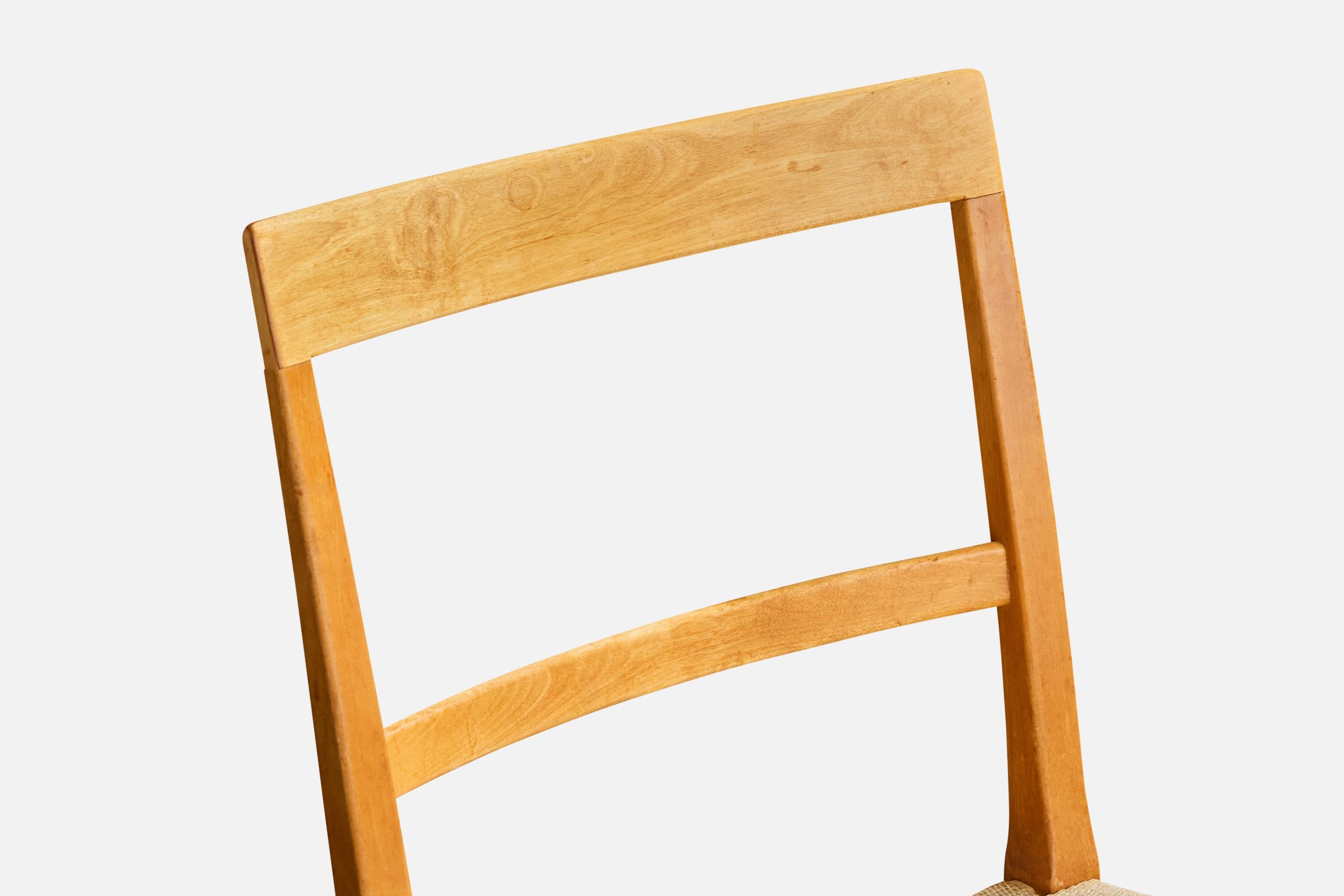 Bruno Mathsson, Dining Room Chairs, Birch, Webbing, Sweden, 1965 im Angebot 2