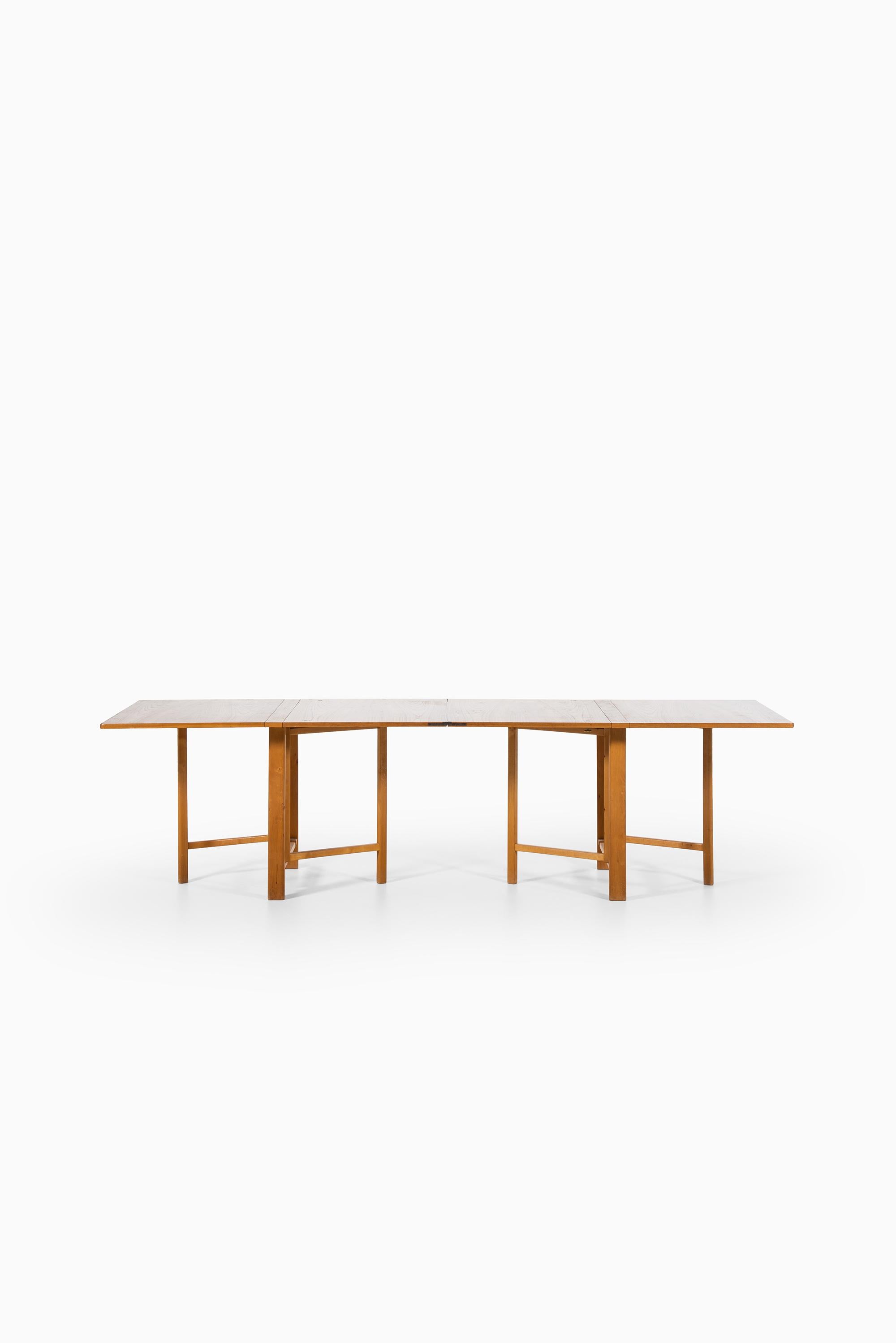 Swedish Bruno Mathsson Early Maria Flap Dining Table by Karl Mathsson in Värnamo, Sweden