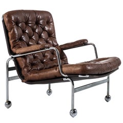 Bruno Mathsson Easy Chairs Modell Karin Produziert von DUX in Schweden