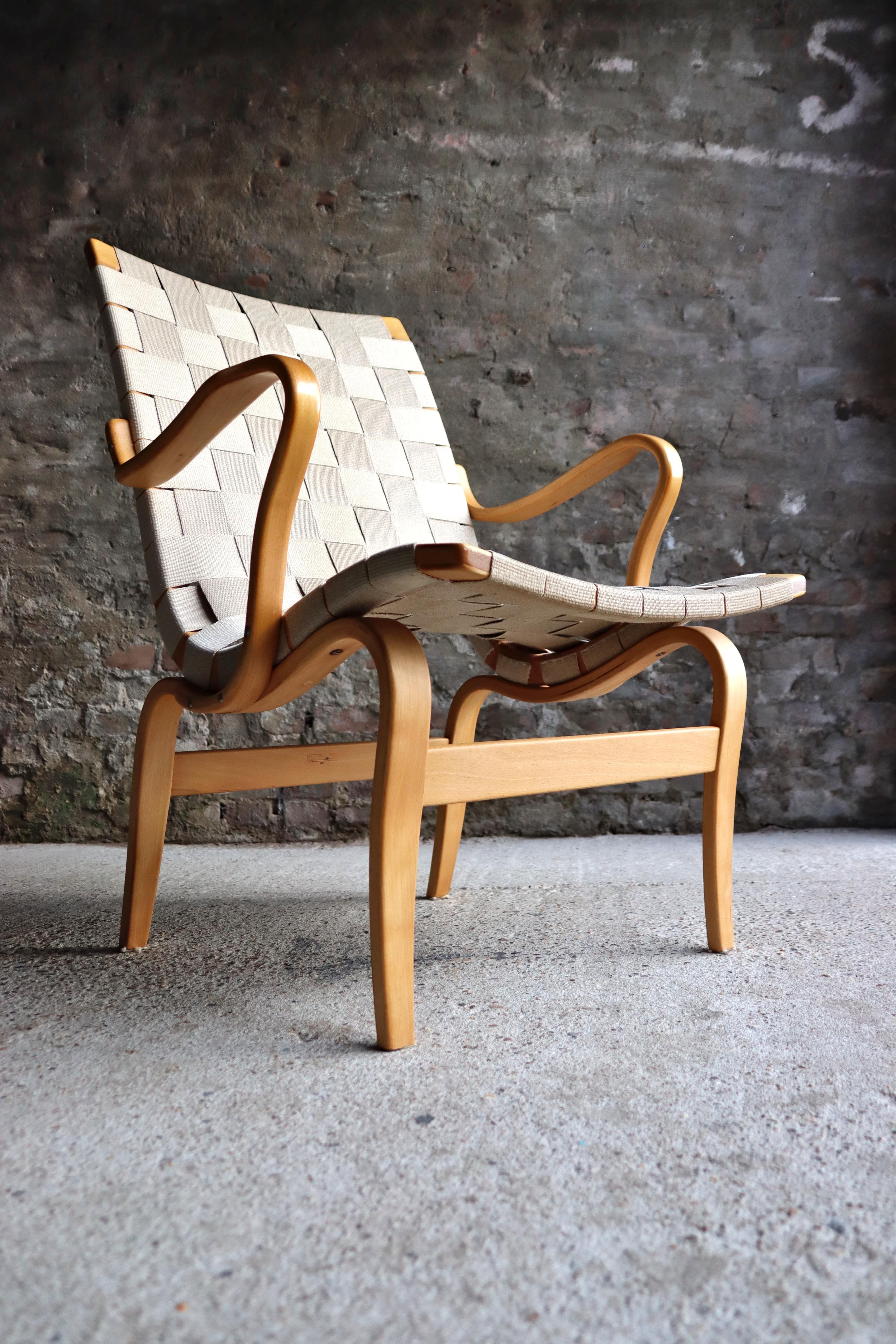 European Bruno Mathsson – Eva Chair – Beech wood – Karl Matthson – Sweden – 1960s