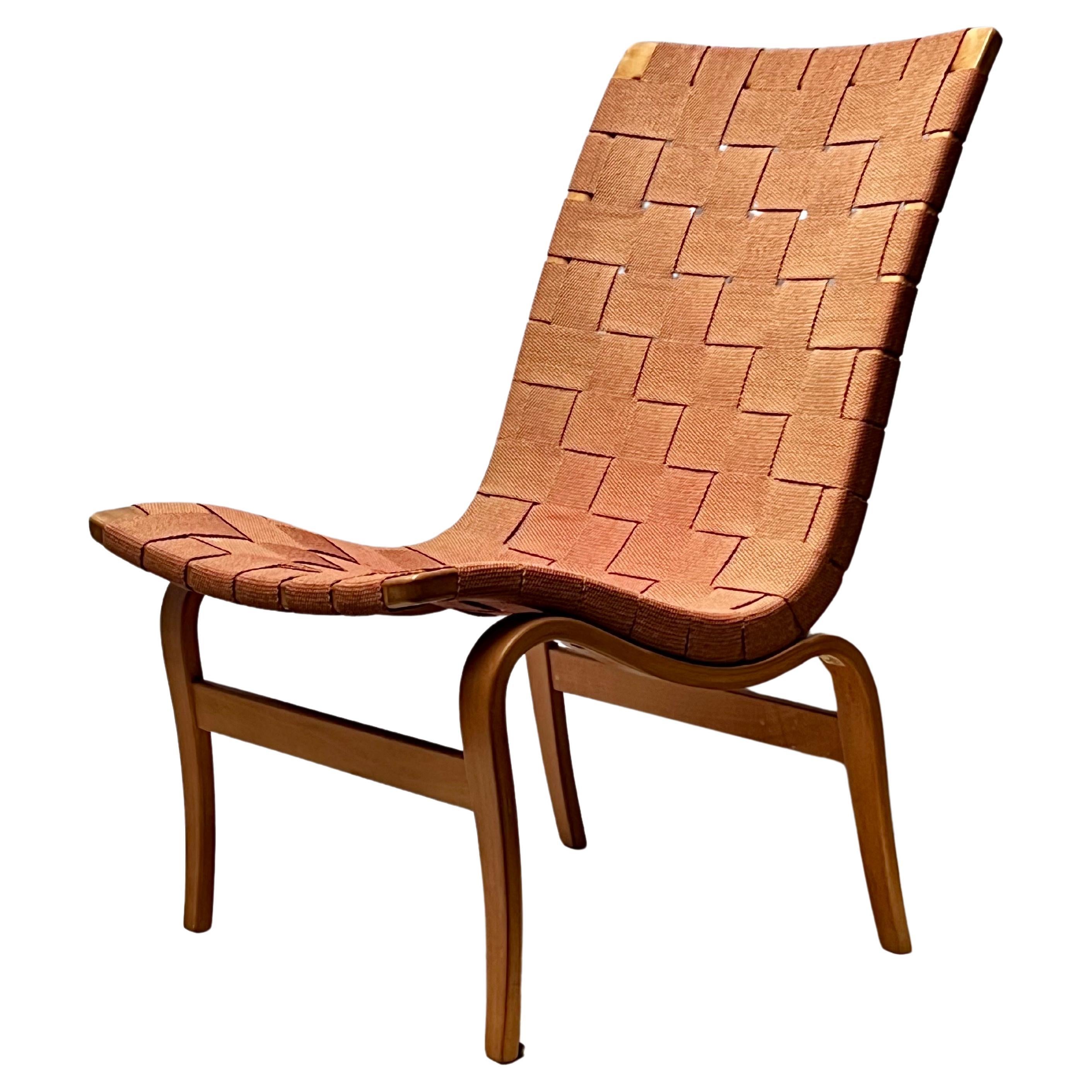 Bruno Mathsson Eva chair, Karl Mathsson 1941 Sweden modernist original collector For Sale