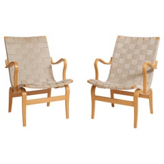 Bruno Mathsson “Eva” chairs for Dux, a pair