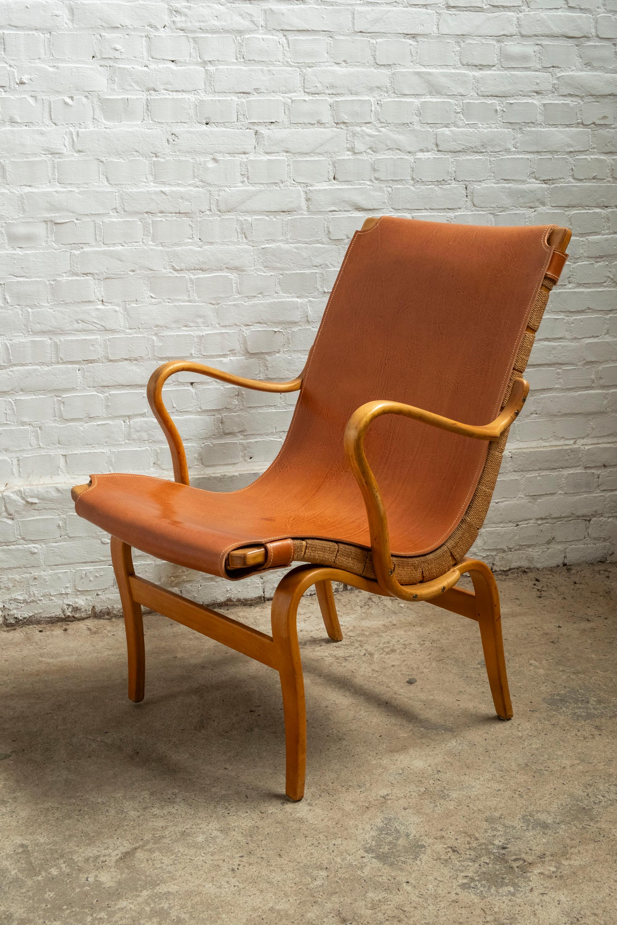 Bruno Mathsson Eva Lounge Chair, 1940s Sweden For Sale 4