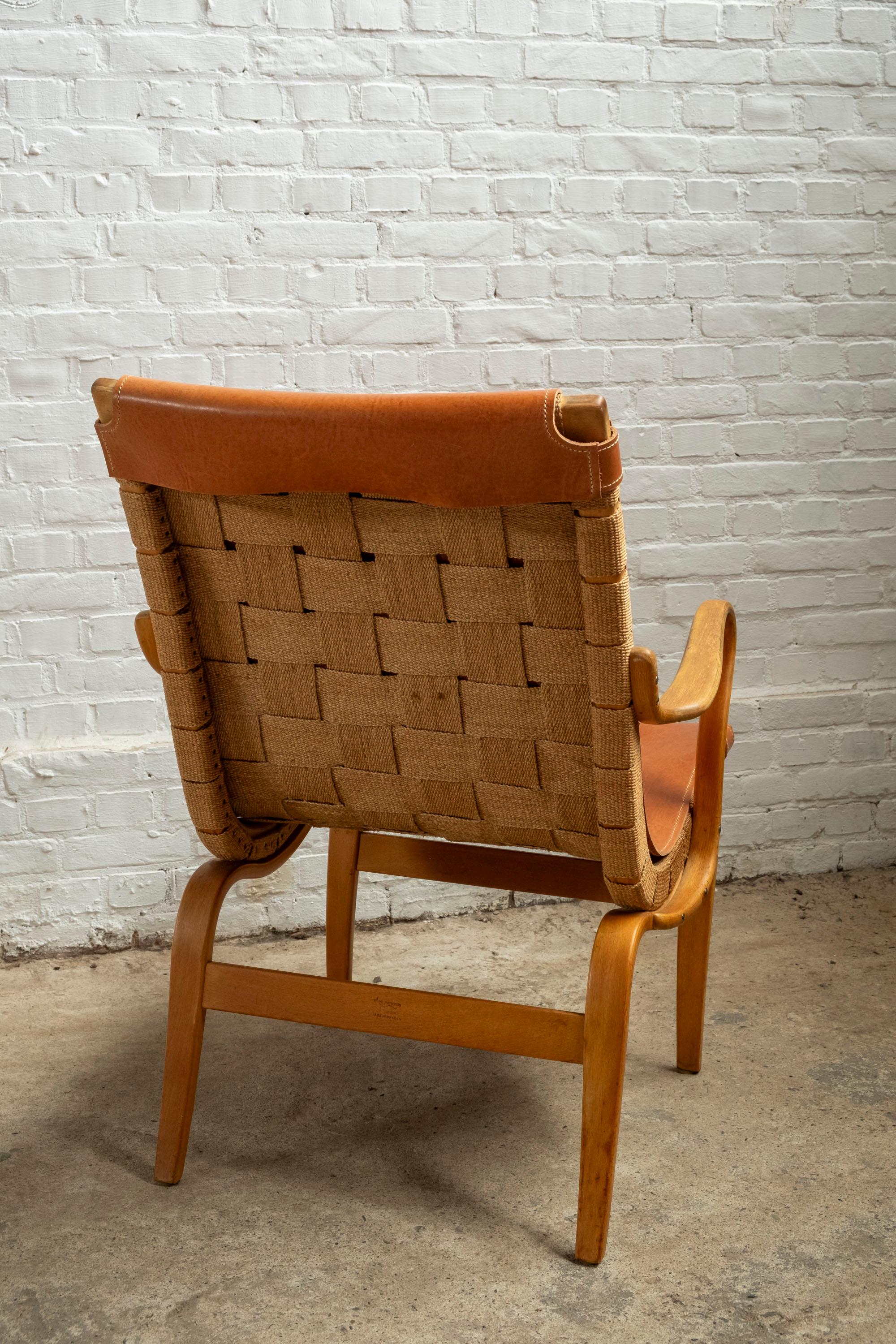 Bruno Mathsson Eva Lounge Chair, 1940s Sweden For Sale 6