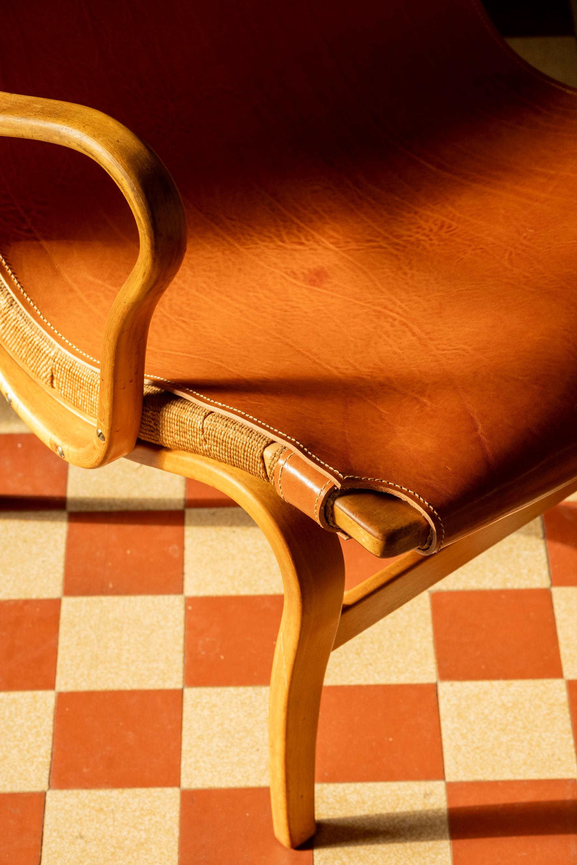 Bruno Mathsson Eva Lounge Chair, 1940s Sweden For Sale 9