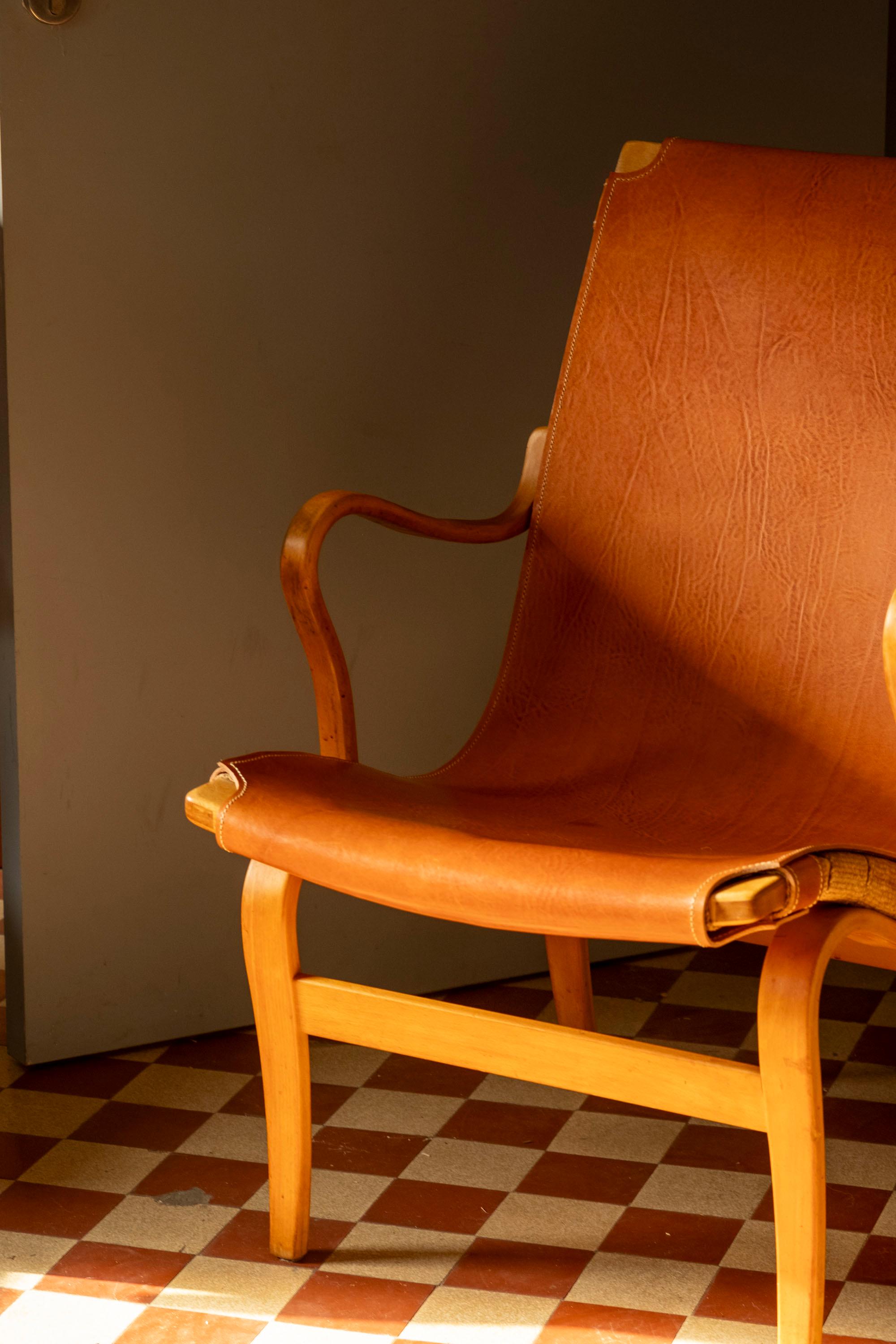 Bruno Mathsson Eva Lounge Chair, 1940s Sweden For Sale 11