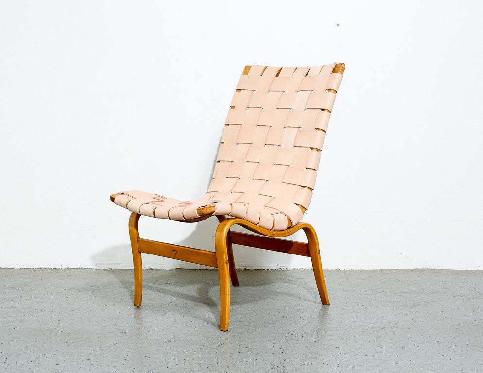 Mid-Century Modern Bruno Mathsson 'Eva' Lounge Chair