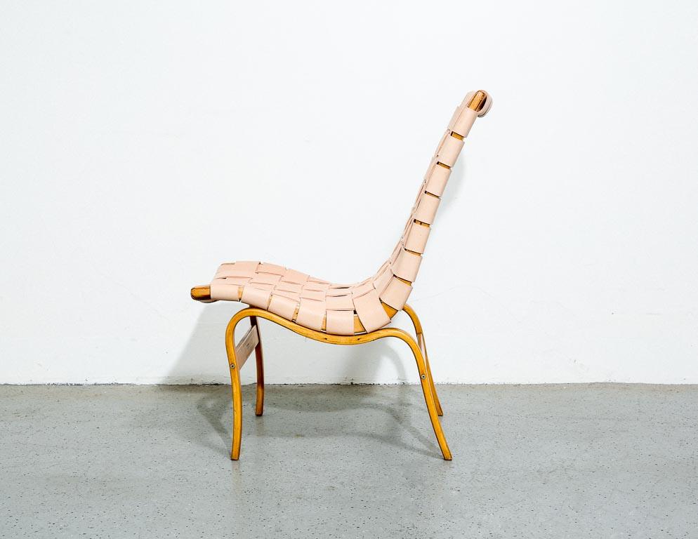 Bruno Mathsson 'Eva' Lounge Chair In Good Condition In Brooklyn, NY