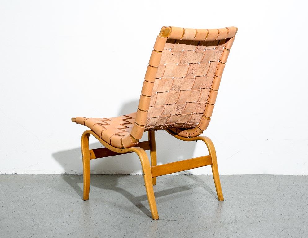 Scandinavian Modern Bruno Mathsson 'Eva' Lounge Chair For Sale