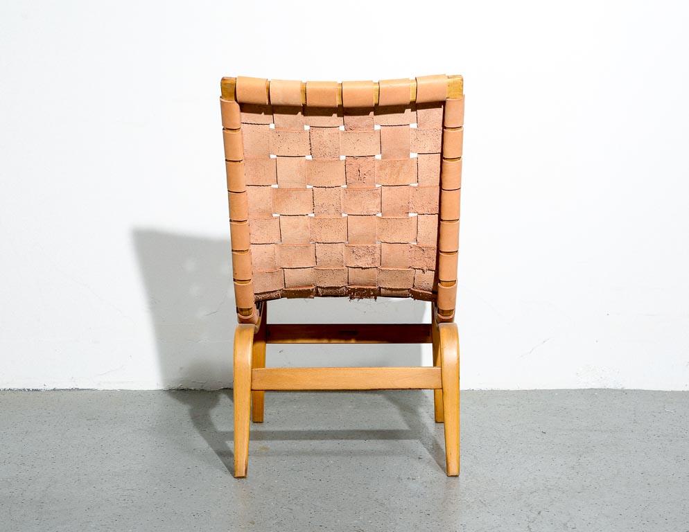 Bruno Mathsson 'Eva' Lounge Chair In Good Condition For Sale In Brooklyn, NY