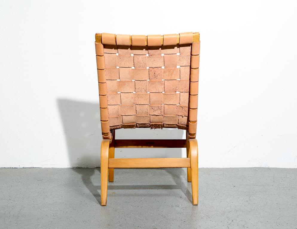 Cuir Fauteuil de salon Eva de Bruno Mathsson en vente