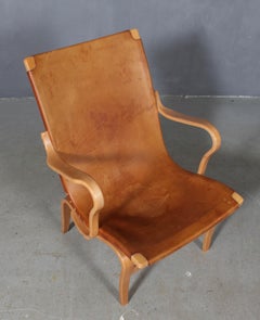 Bruno Mathsson Eva Lounge Chair with Leather
