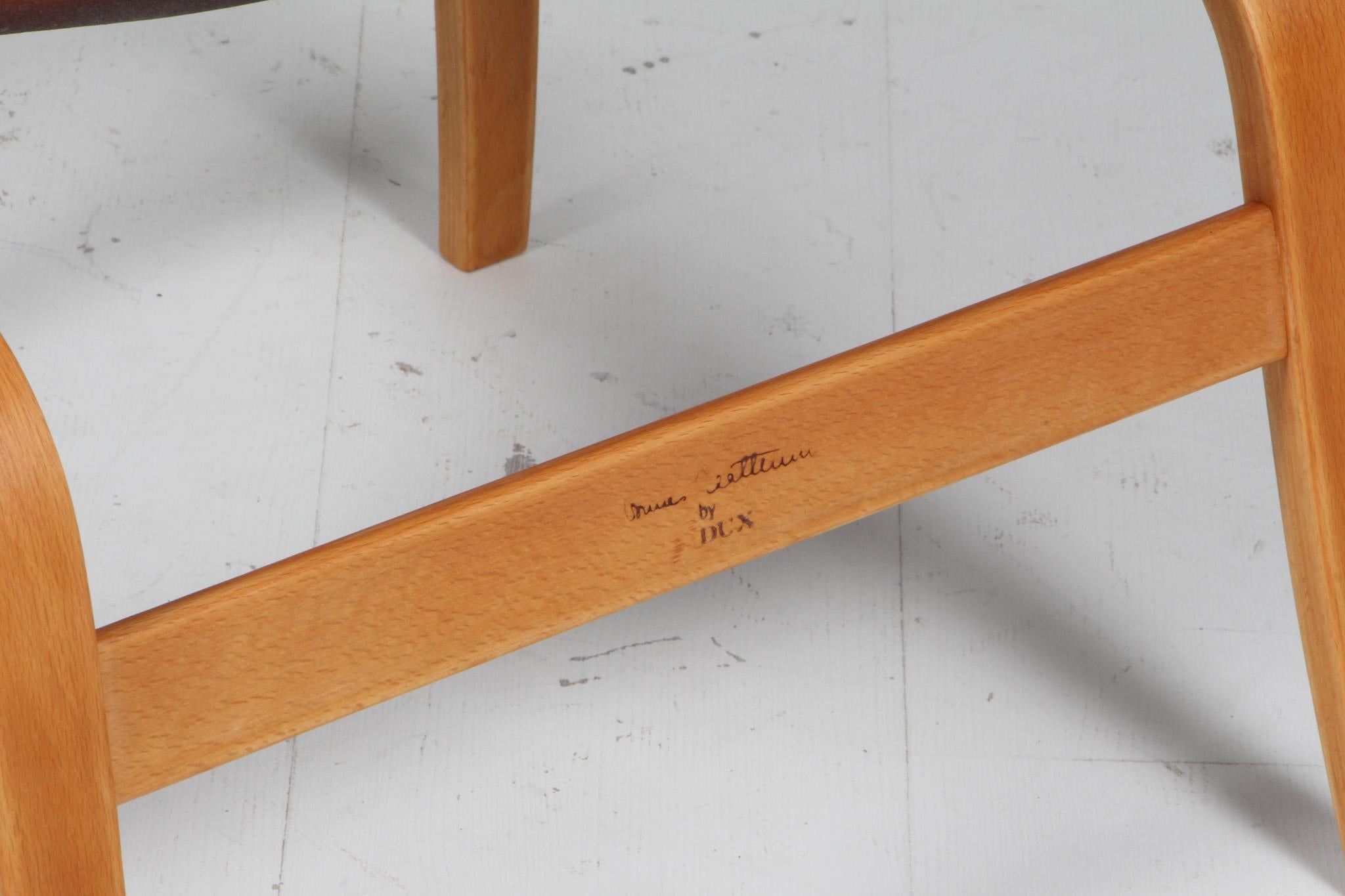 Bruno Mathsson Eva Lounge Chair with Leather For Sale 2