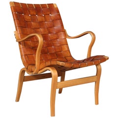 Bruno Mathsson Eva Lounge Chair with Leather