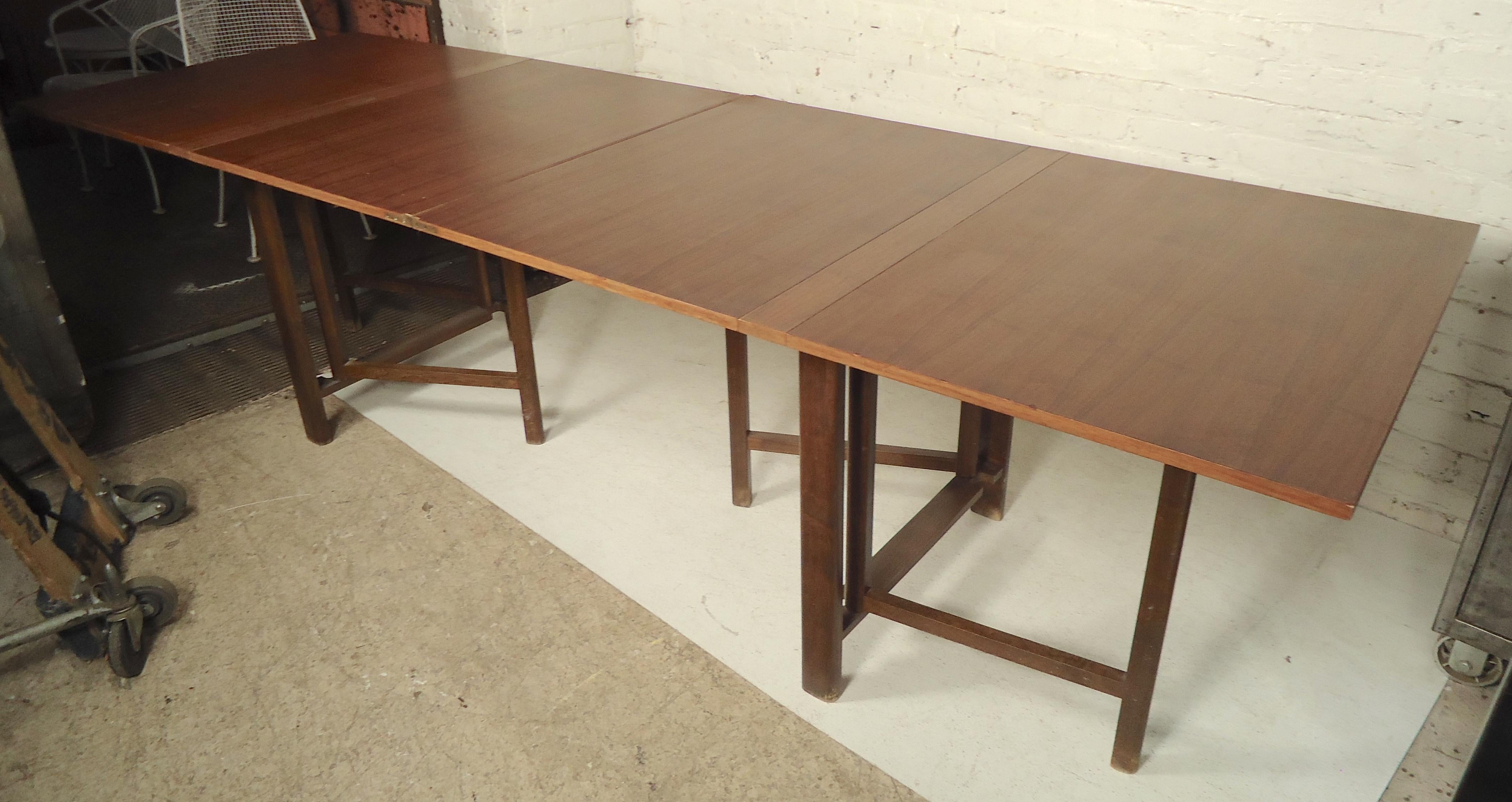 Mid-Century Modern Bruno Mathsson Extending Teak Table