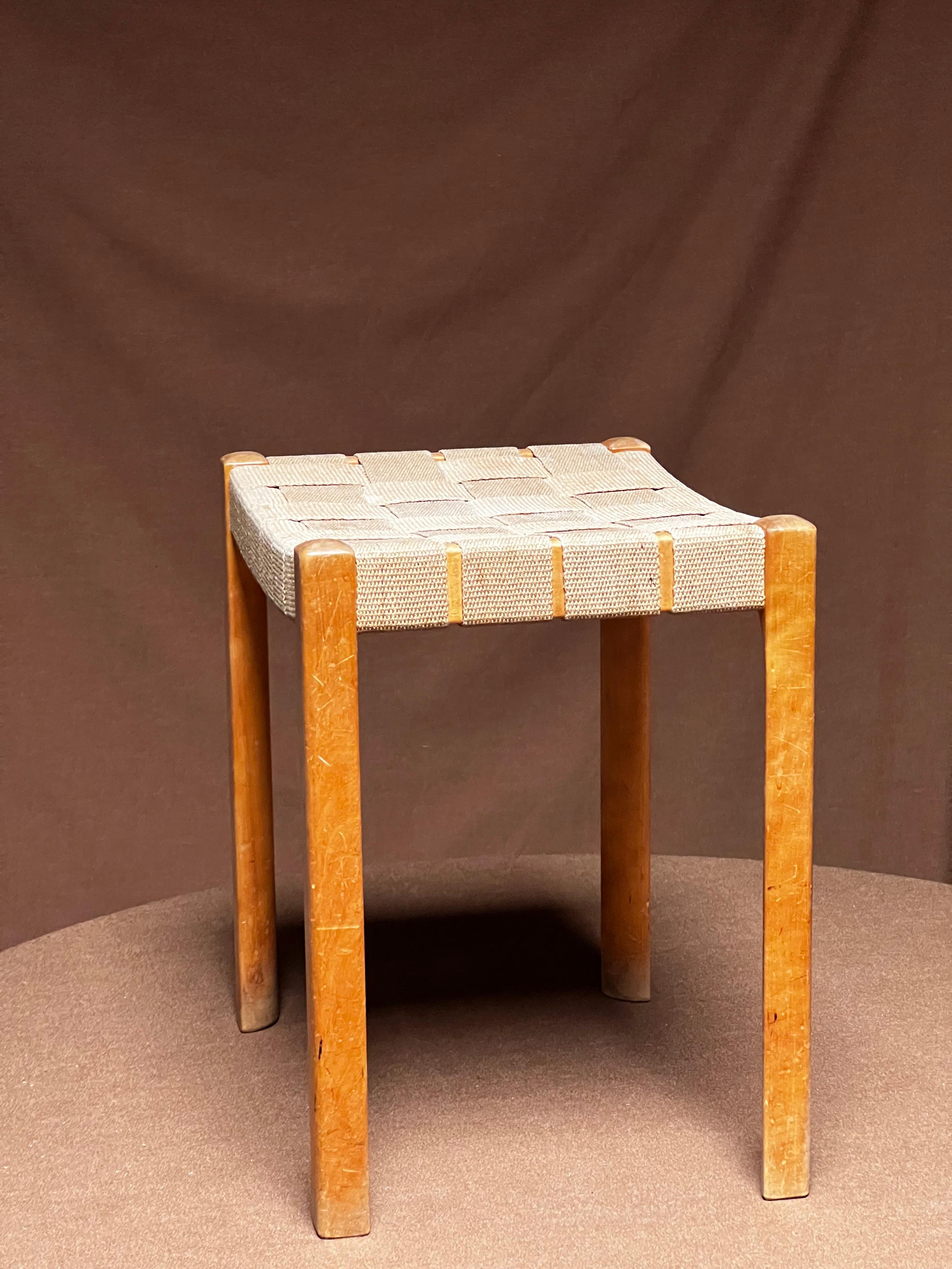 Bruno Mathsson extremely rare original 1936 stool collector in mint condition For Sale 6