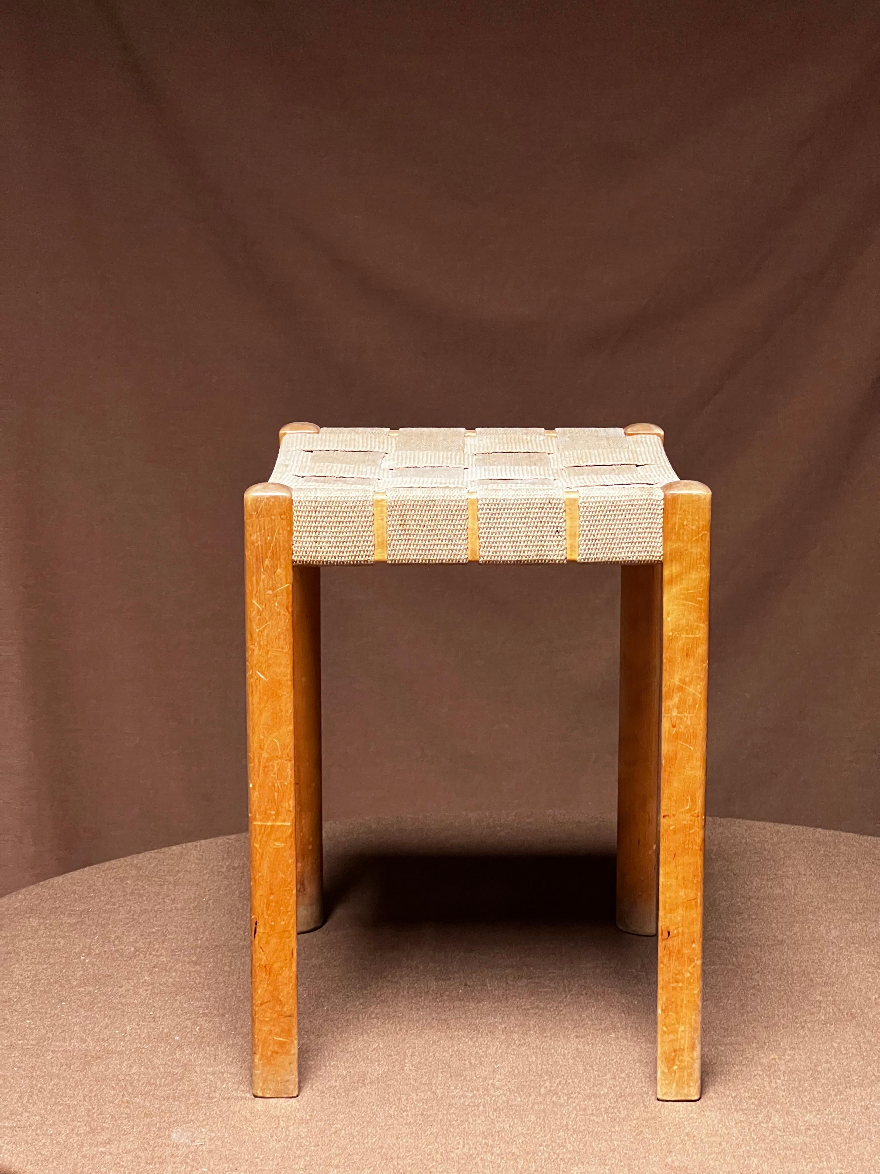 Bruno Mathsson extremely rare original 1936 stool collector in mint condition For Sale 7