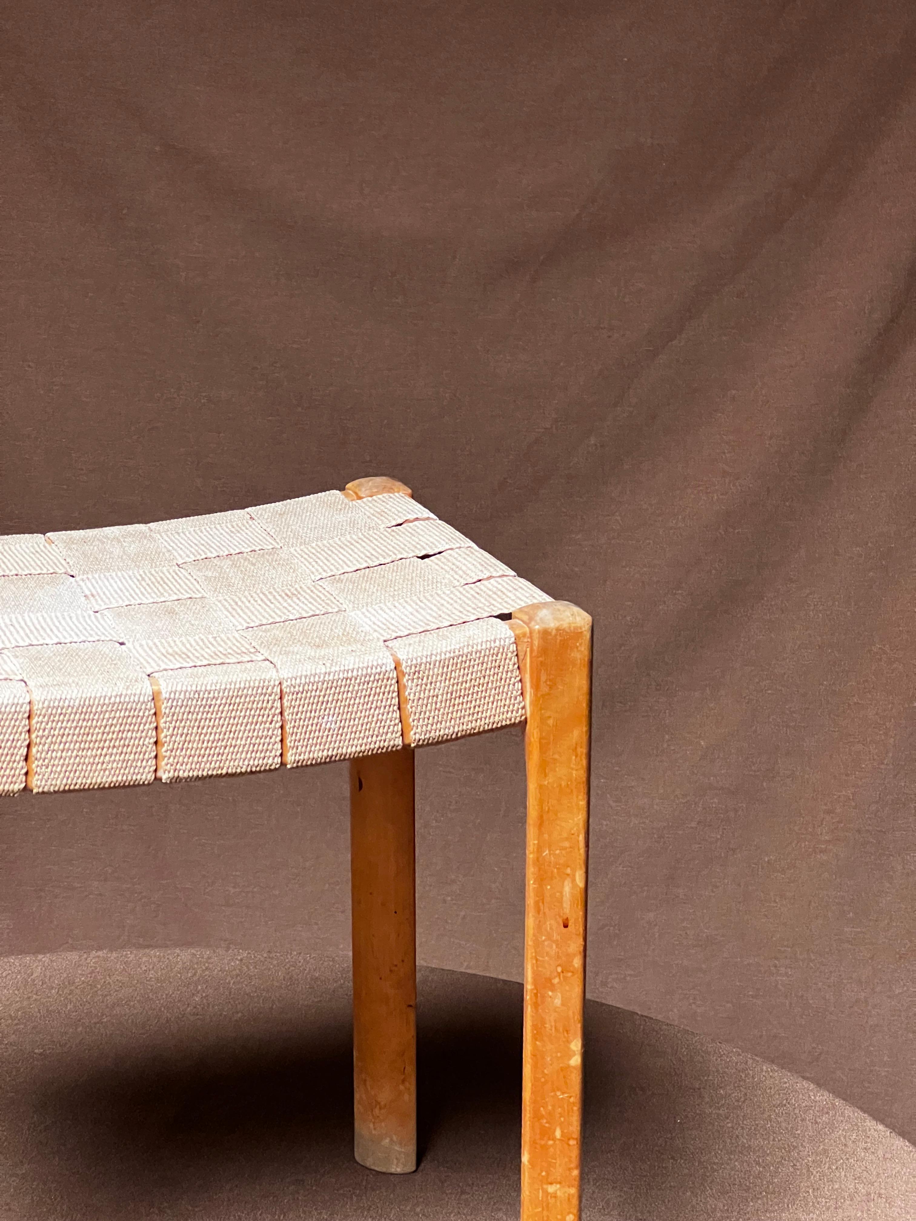Swedish Bruno Mathsson extremely rare original 1936 stool collector in mint condition For Sale