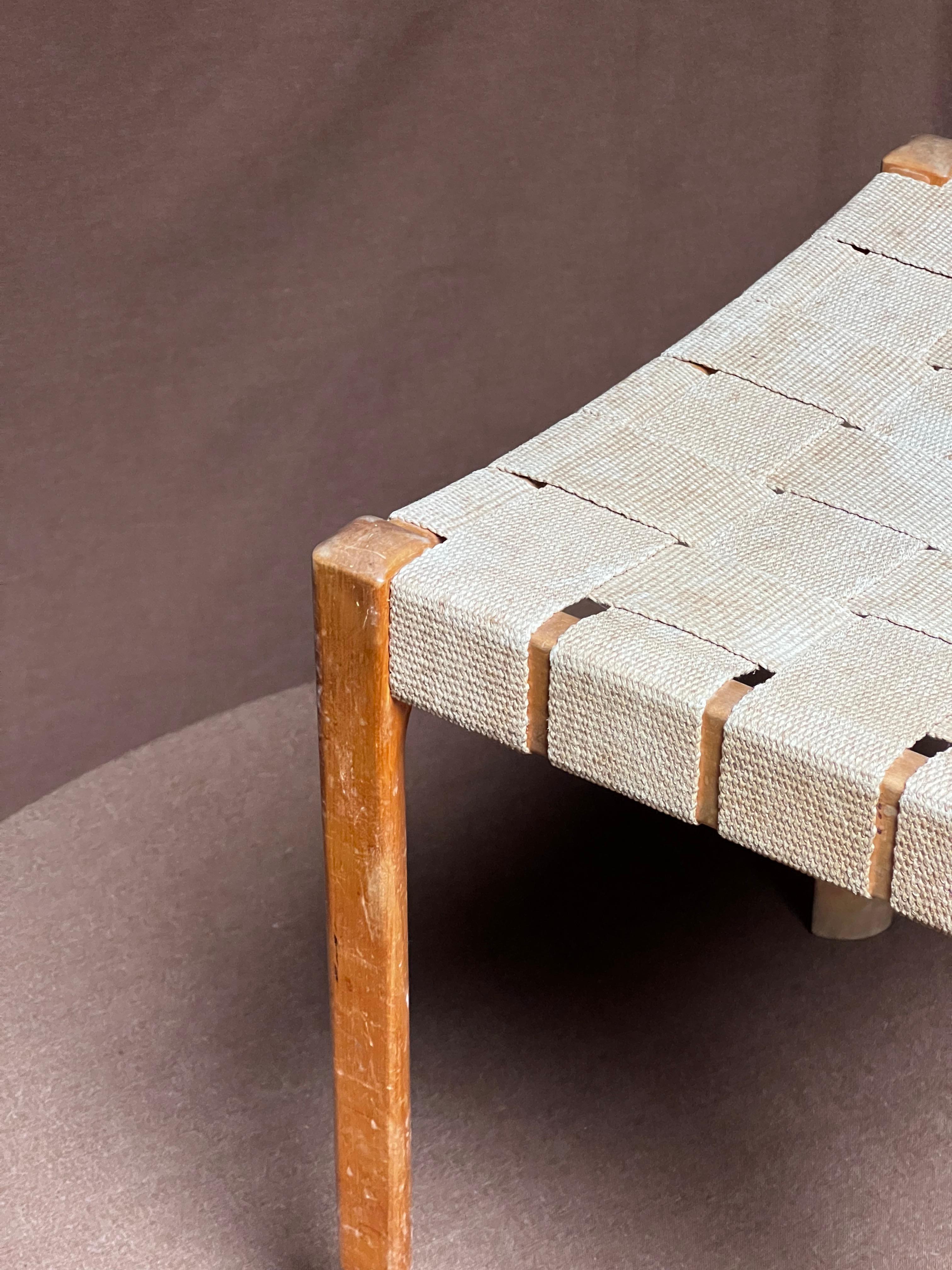 Bruno Mathsson extremely rare original 1936 stool collector in mint condition In Good Condition For Sale In Forest, BE