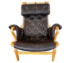 Bruno Mathsson for Dux Pernilla 69 lounge chair with ottoman