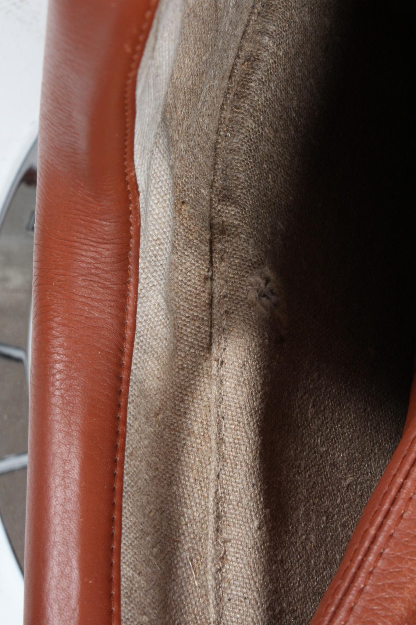 Bruno Mathsson Jetson-Loungesessel mit braunem Leder im Angebot 1