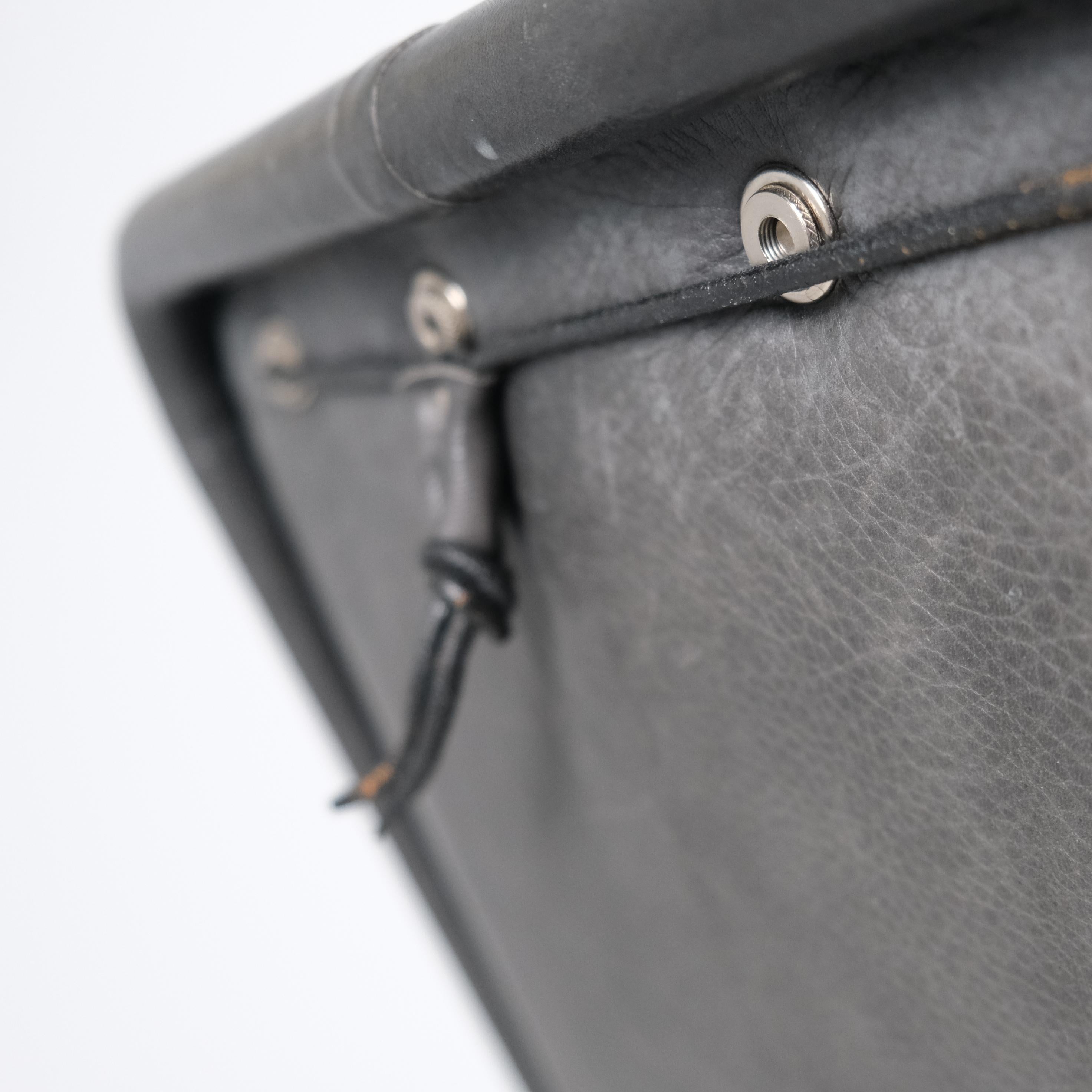 Bruno Mathsson Jetson Swivel Chair in Chrome & Black Leather, Dux late 20th C. Cuero en venta