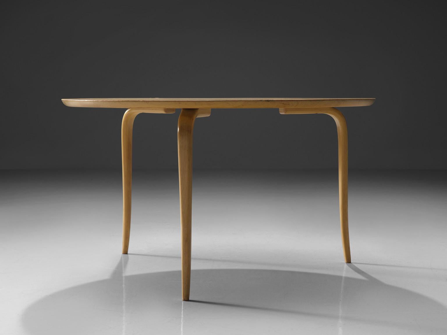 Scandinavian Modern Bruno Mathsson Large 'Annika' Coffee Table