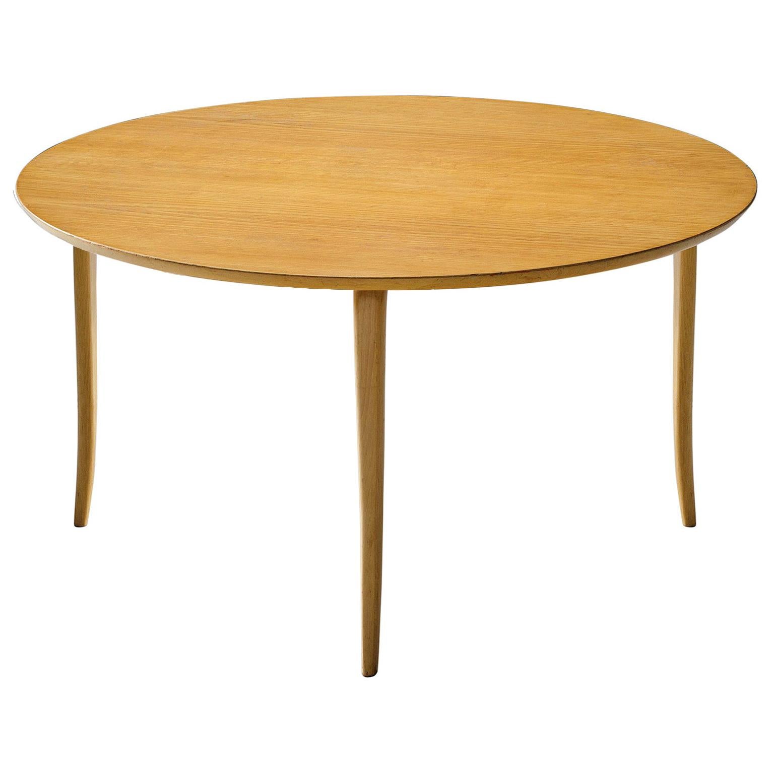 Bruno Mathsson Large Coffee Table Model 'Annika' in Ash For Sale