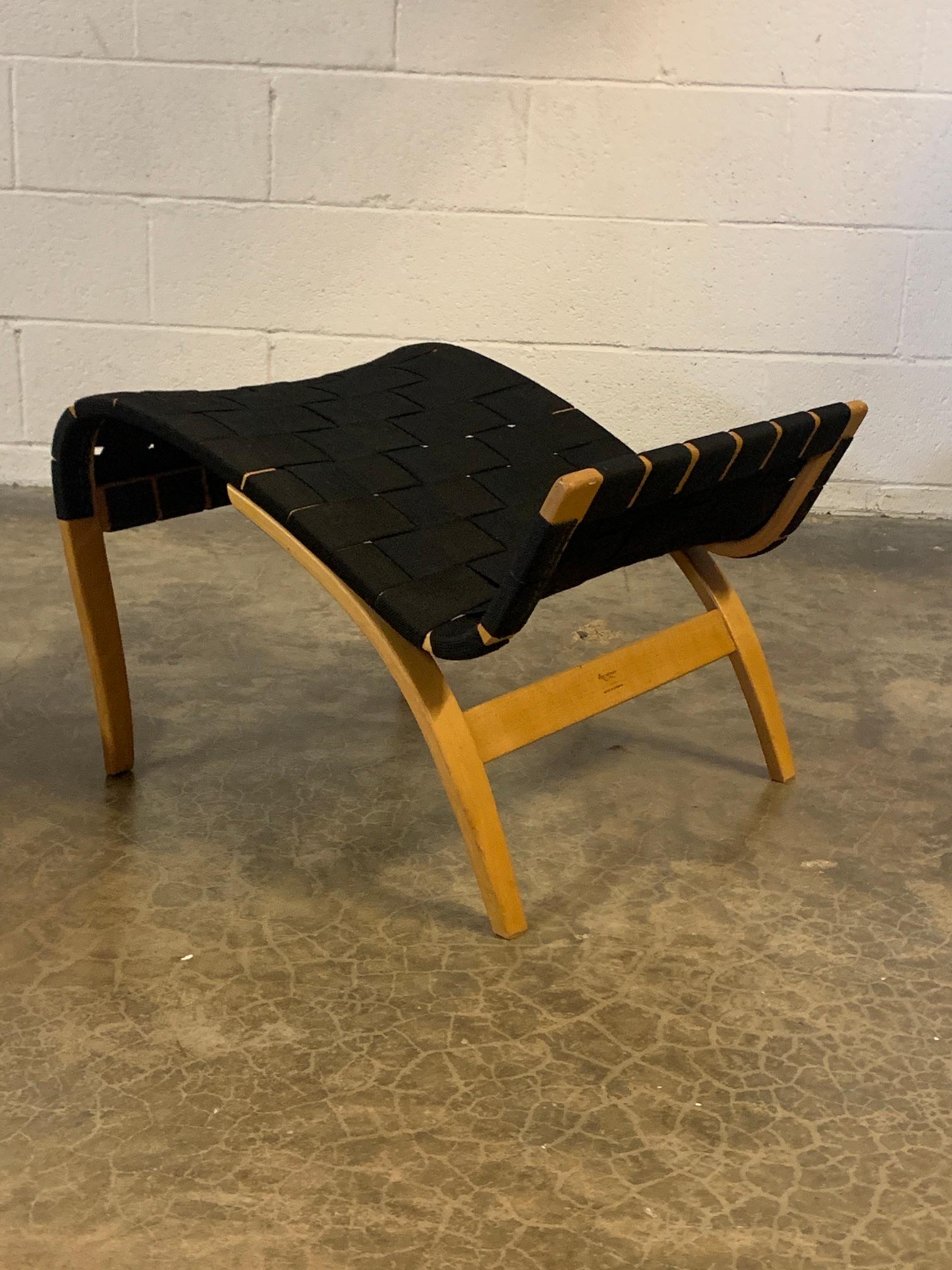 Bruno Mathsson Lounge Chair and Ottoman 9