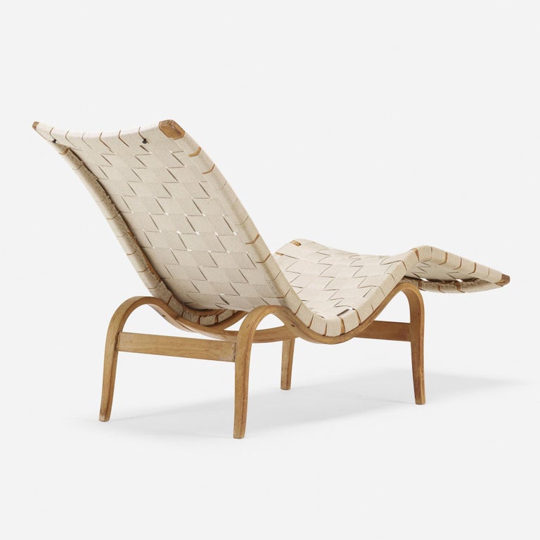 Swedish Bruno Mathsson Lounge Chair, Model 36
