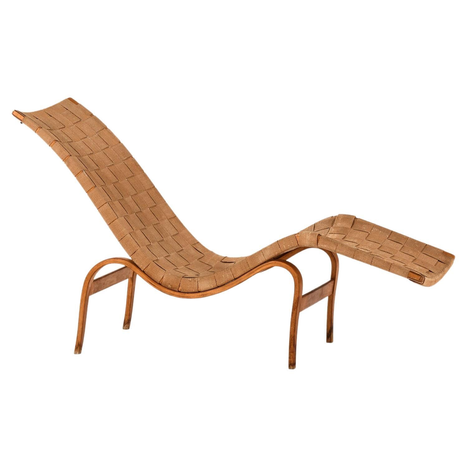 Bruno Mathsson Lounge Chair Model 36 Produced by Karl Mathsson For Sale