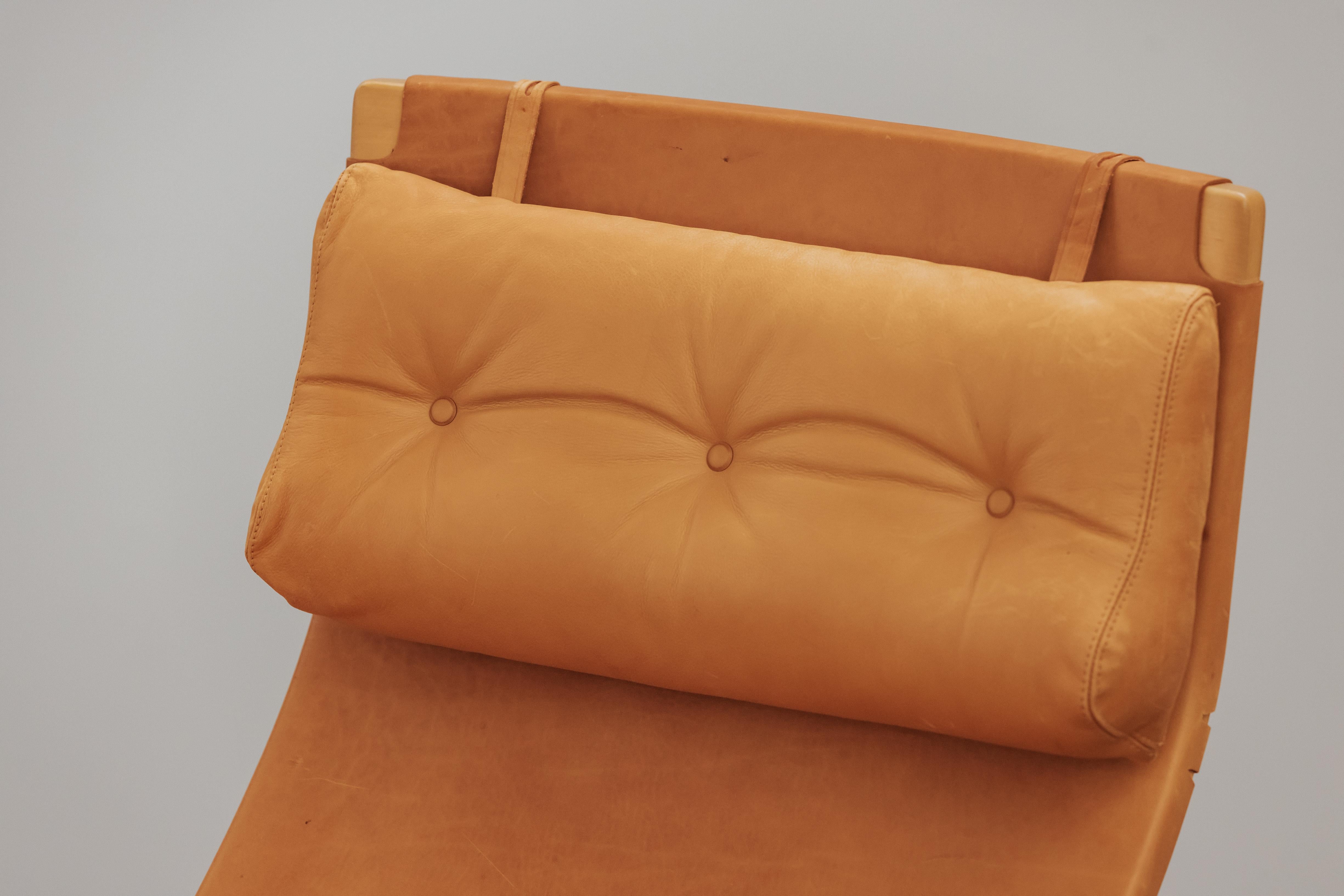 Fin du 20e siècle Bruno Mathsson Lounge Chair Model No Eva From Sweden, Circa 1970 en vente