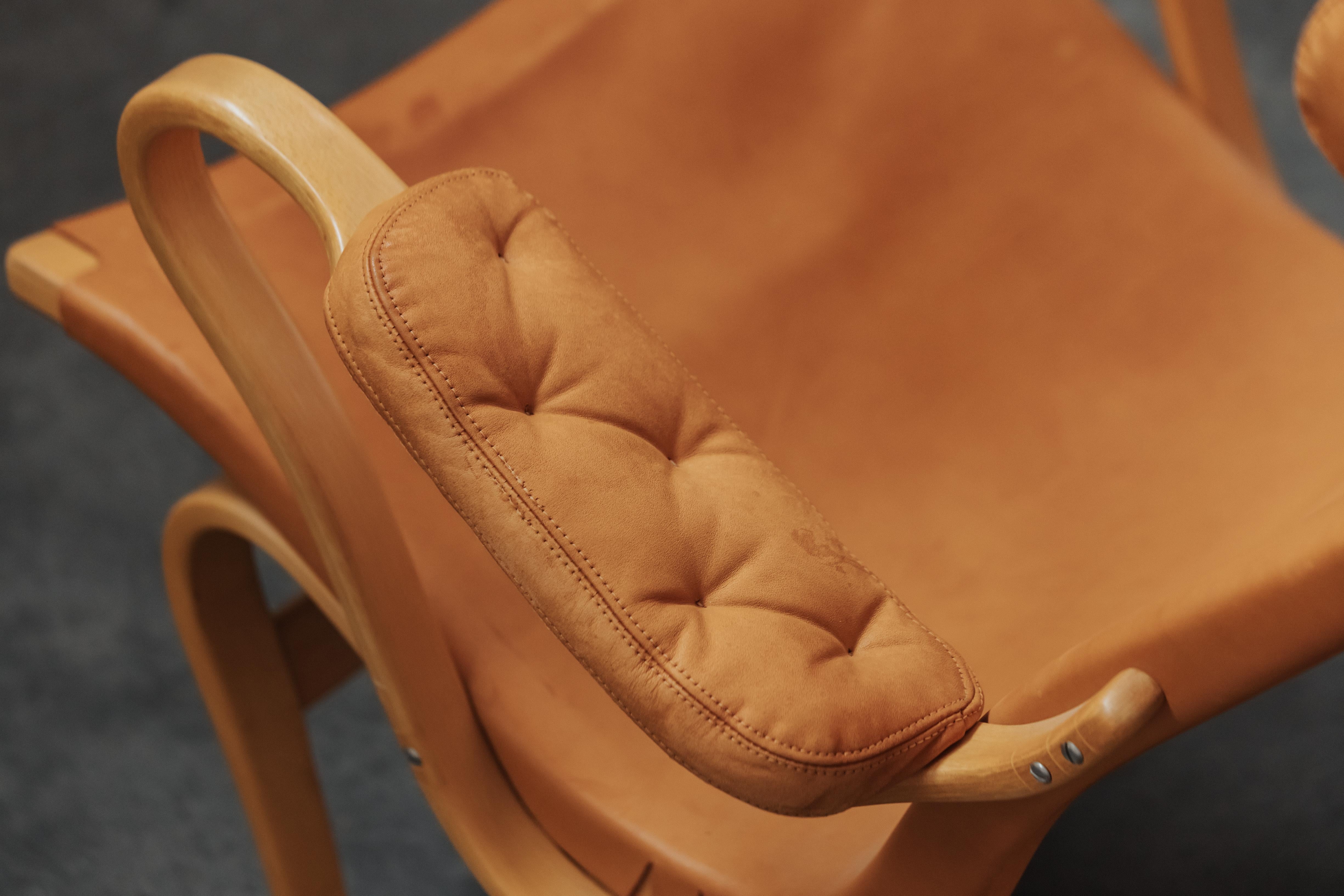 Bruno Mathsson Lounge Chair Model No Eva From Sweden, Circa 1970 en vente 2