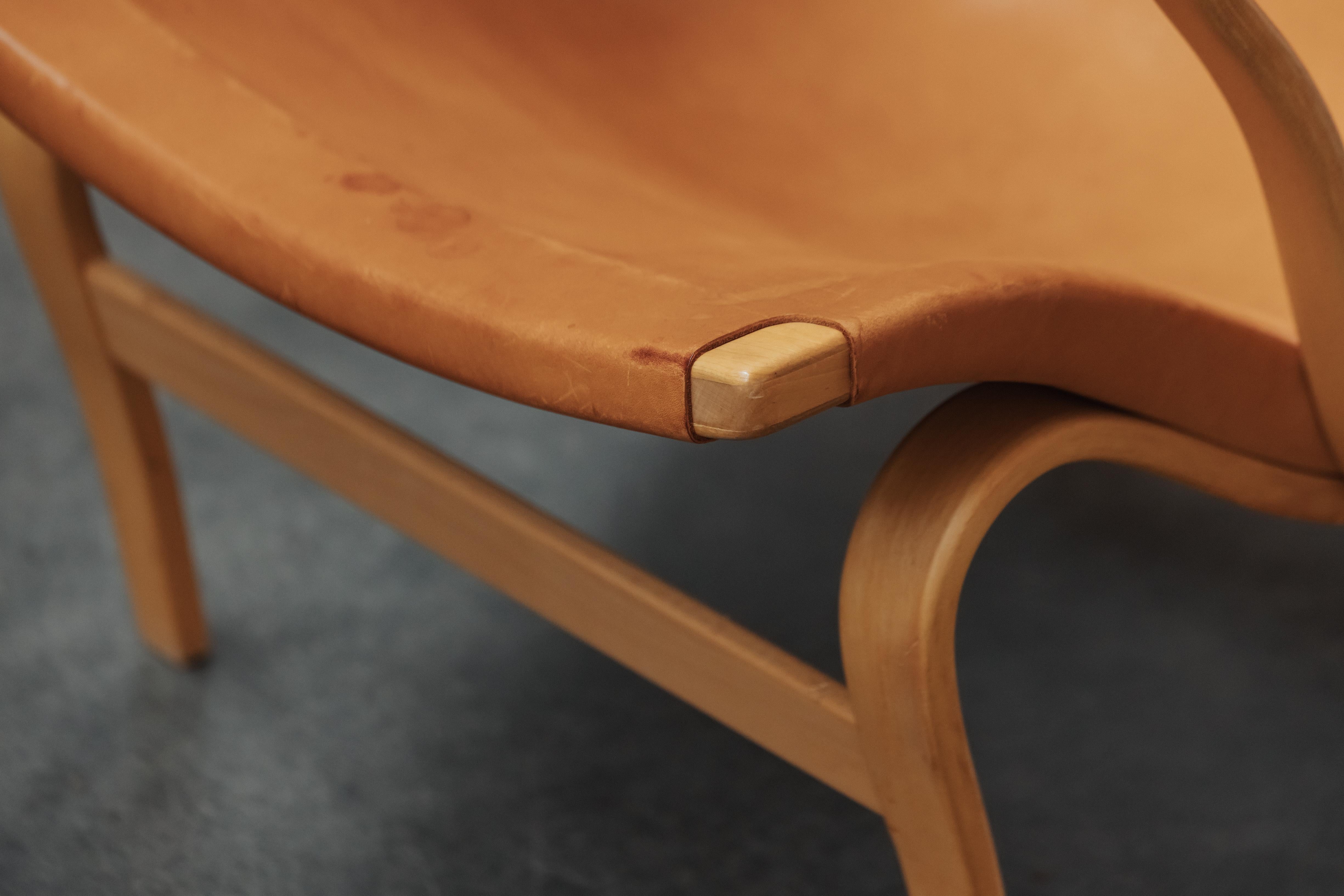 Bruno Mathsson Lounge Chair Model No Eva From Sweden, Circa 1970 en vente 3