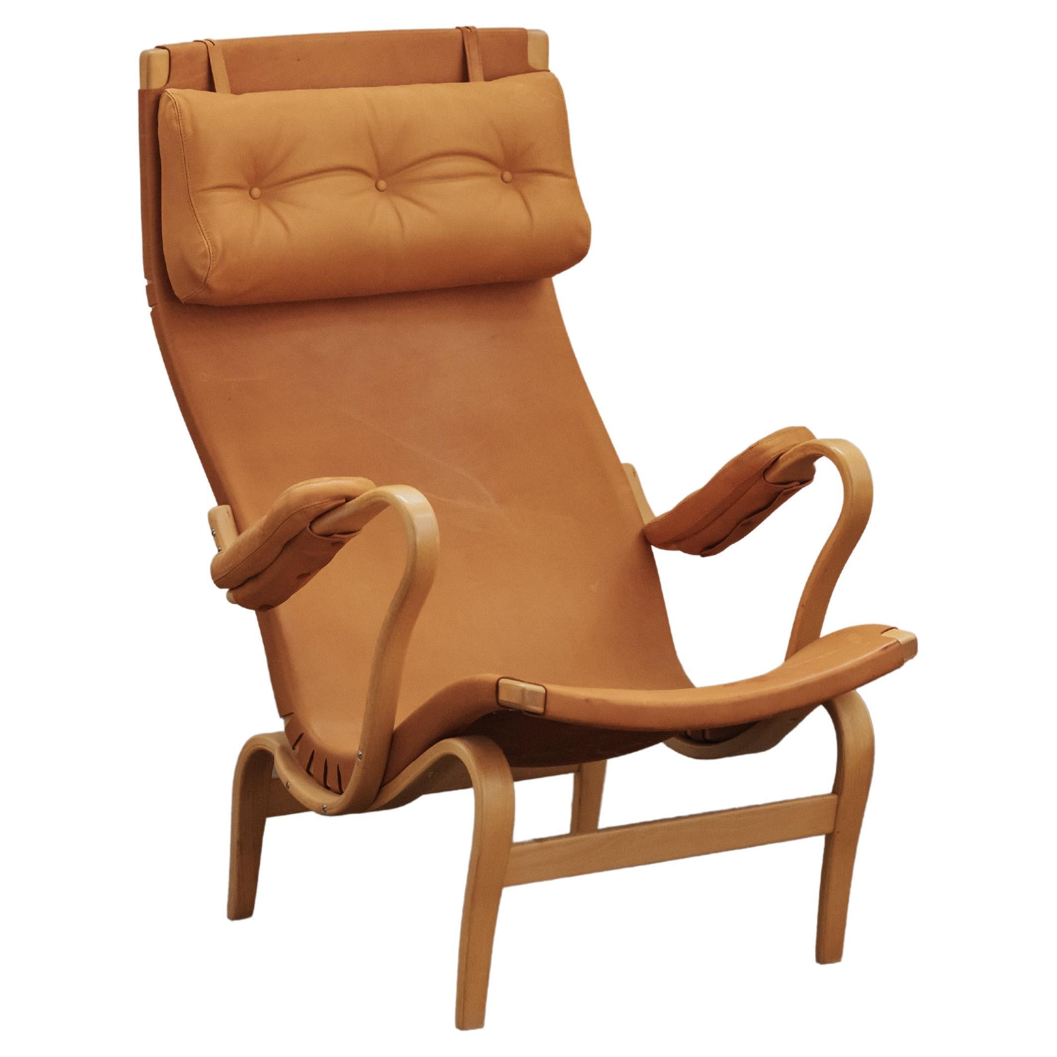 Silla de salón Bruno Mathsson Modelo Eva De Suecia, circa 1970