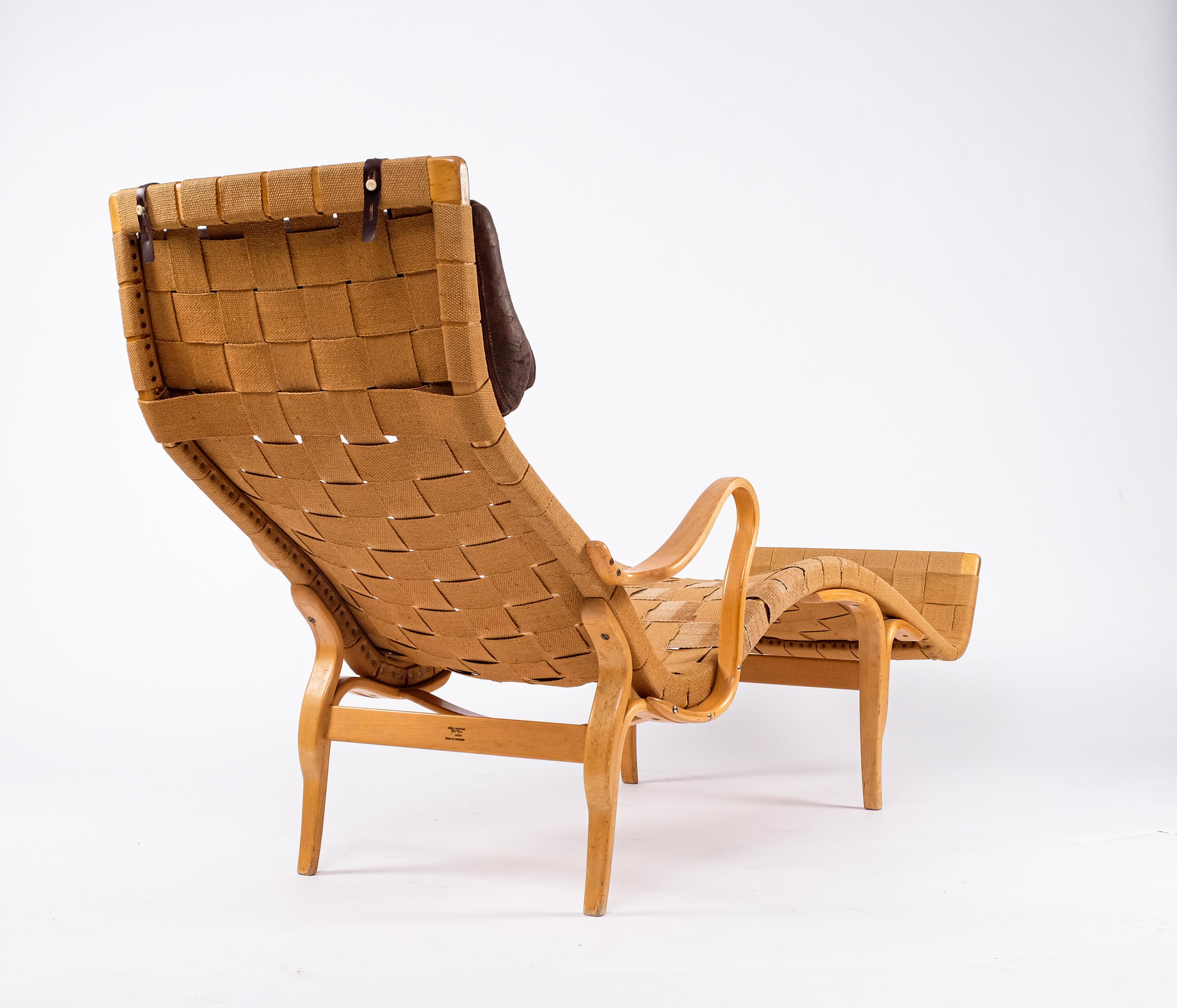Bruno Mathsson Lounge Chair Model Pernilla 3, 1960s 3