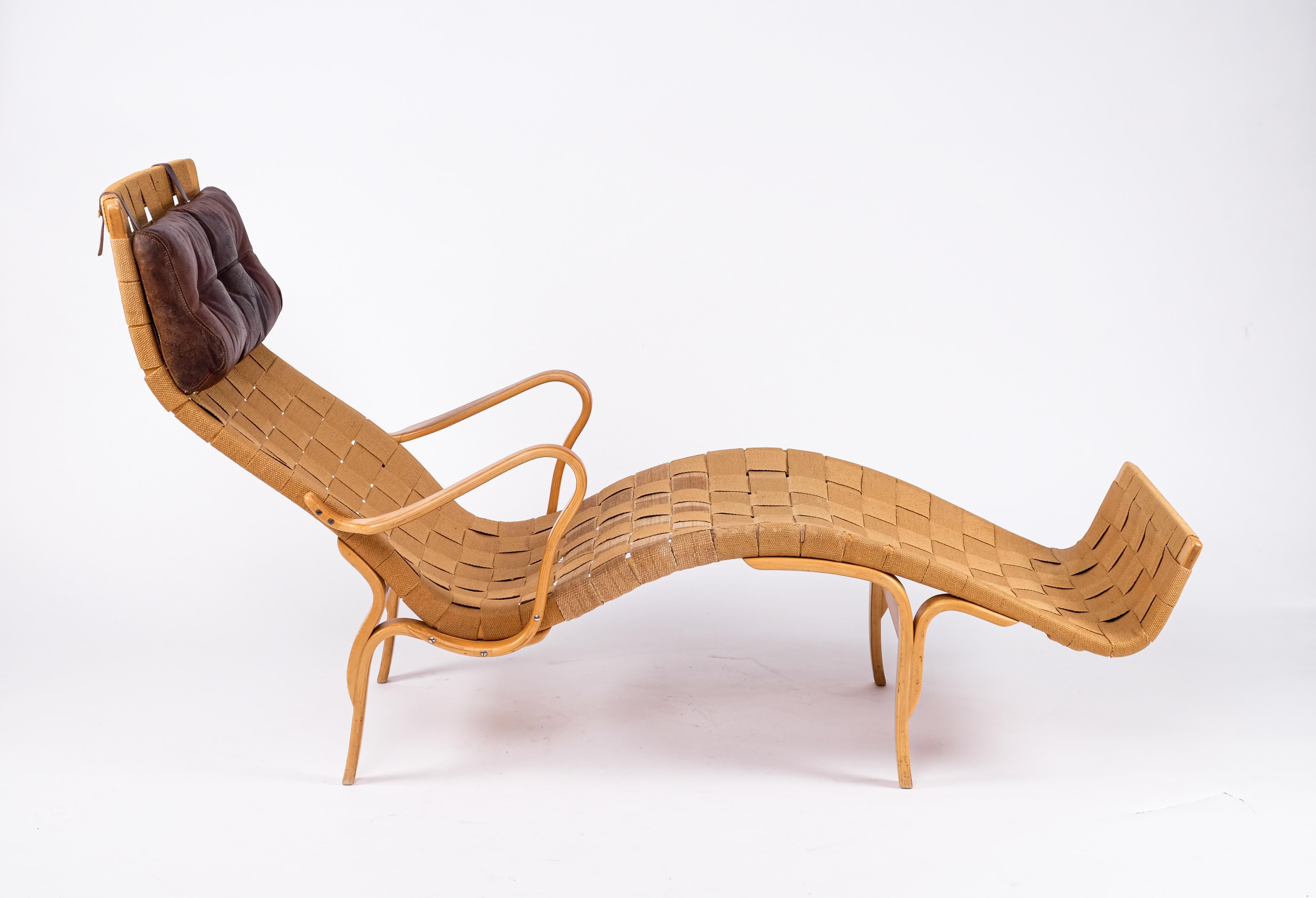 Bruno Mathsson Lounge Chair Model Pernilla 3, 1960s 2