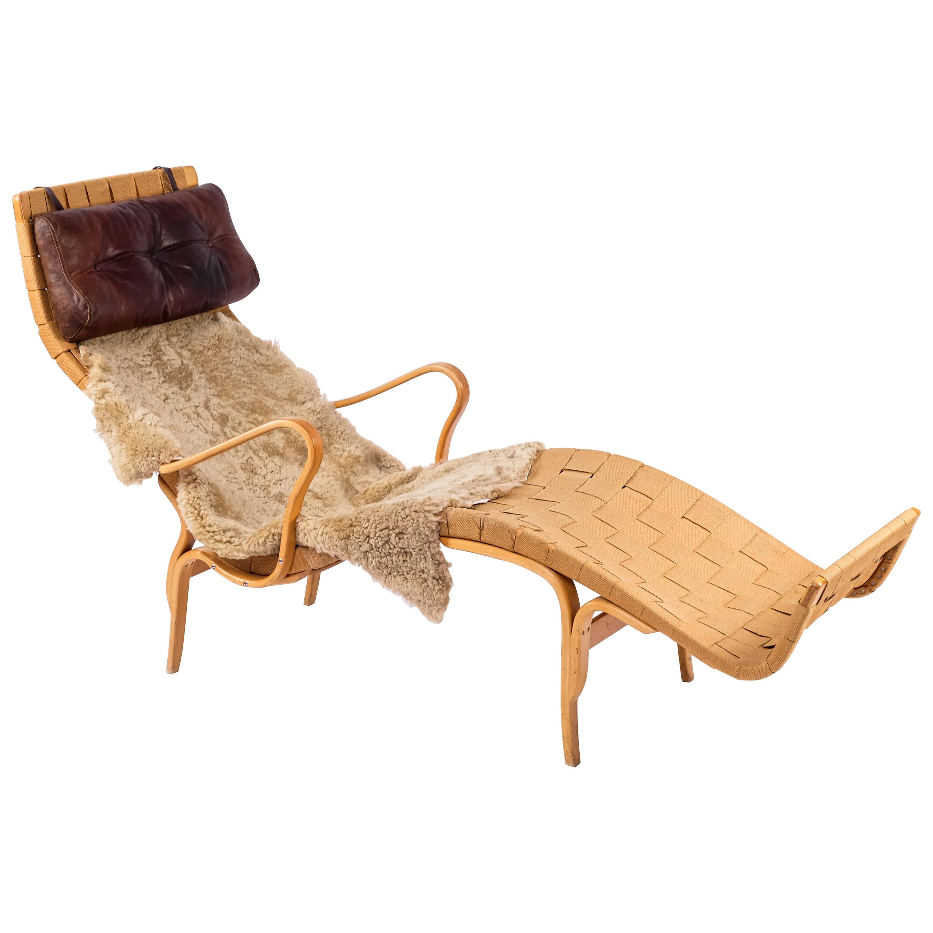 Bruno Mathsson Lounge Chair Model Pernilla 3, 1960s