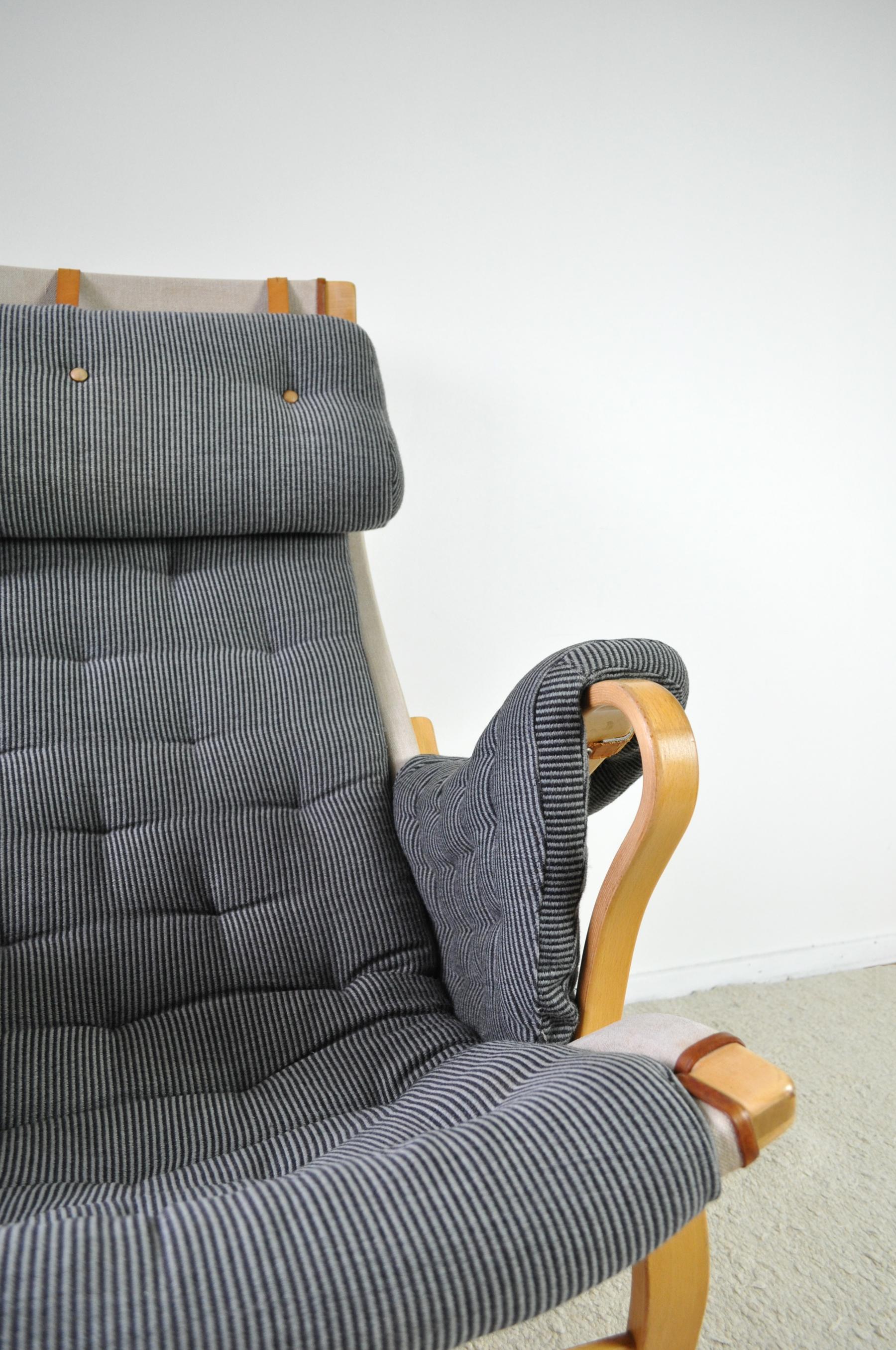 Bruno Mathsson Lounge Chair Pernilla 69 for DUX, Sweden For Sale 1