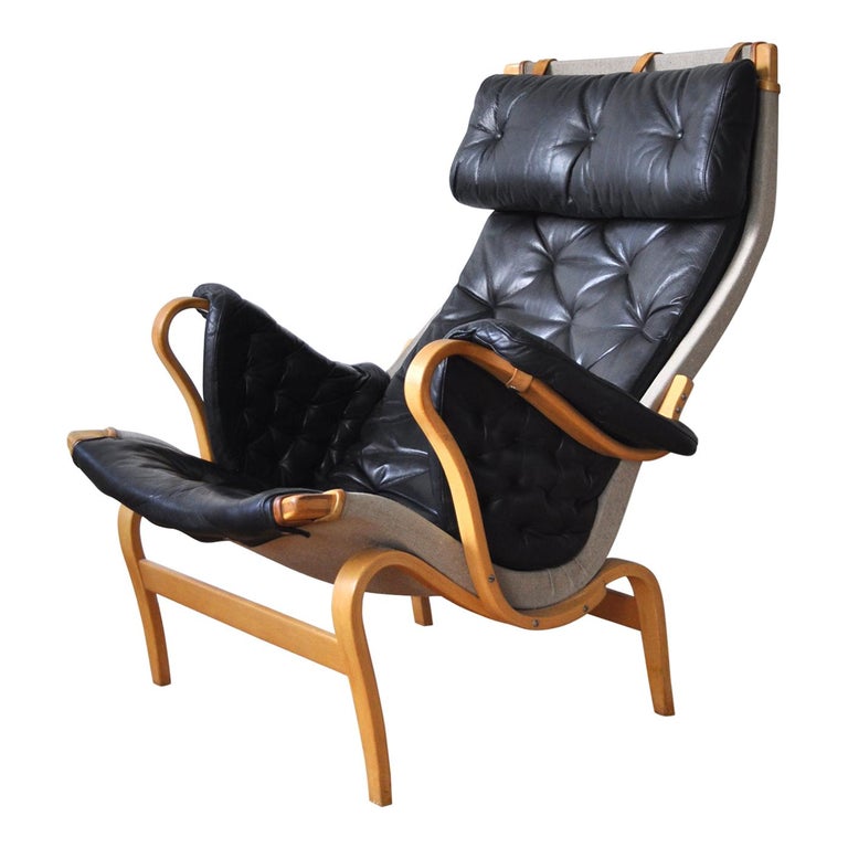 Bruno Mathsson Lounge Chair Pernilla 69 for DUX, Sweden at 1stDibs