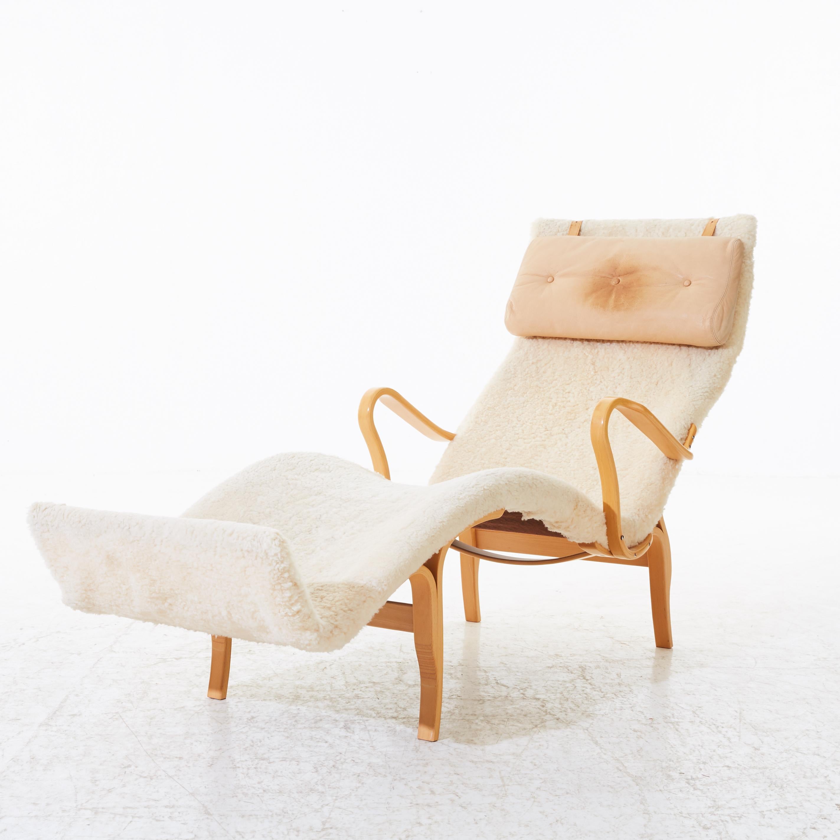 20th Century Bruno Mathsson Lounge Chair 