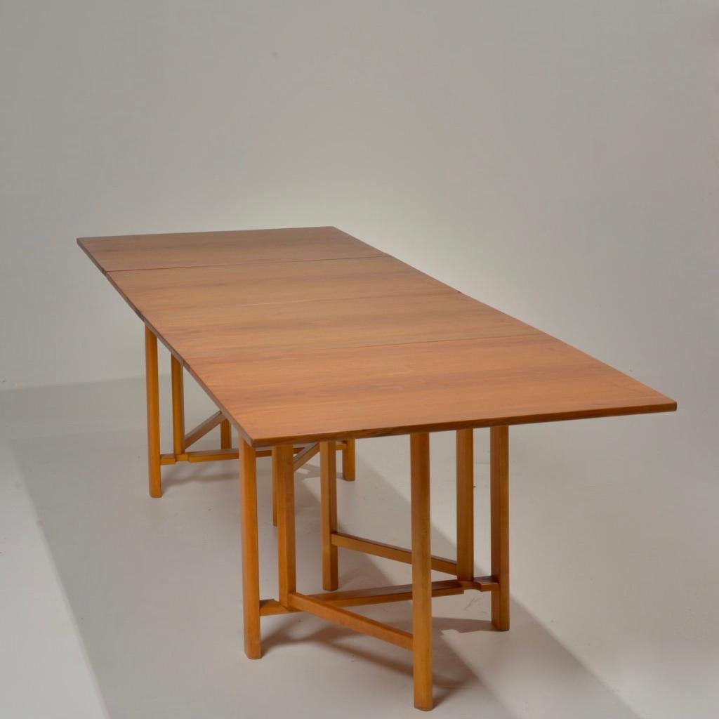 Table pliante « Maria Flap » de Bruno Mathsson, Karl Mathsson, Suède, années 1950 en vente 4