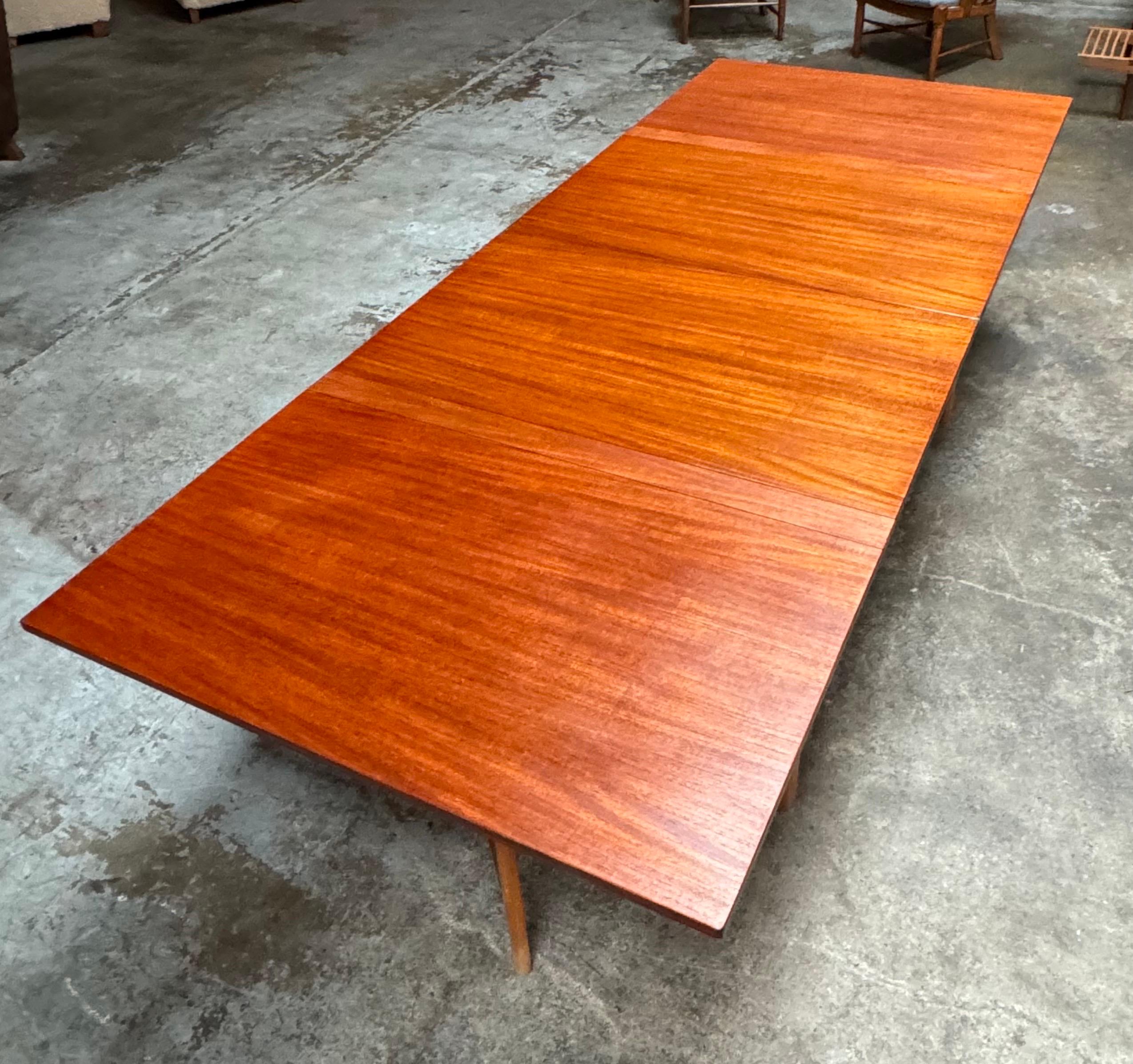 Bruno Mathsson Maria style table by Hafnia of Denmark 7