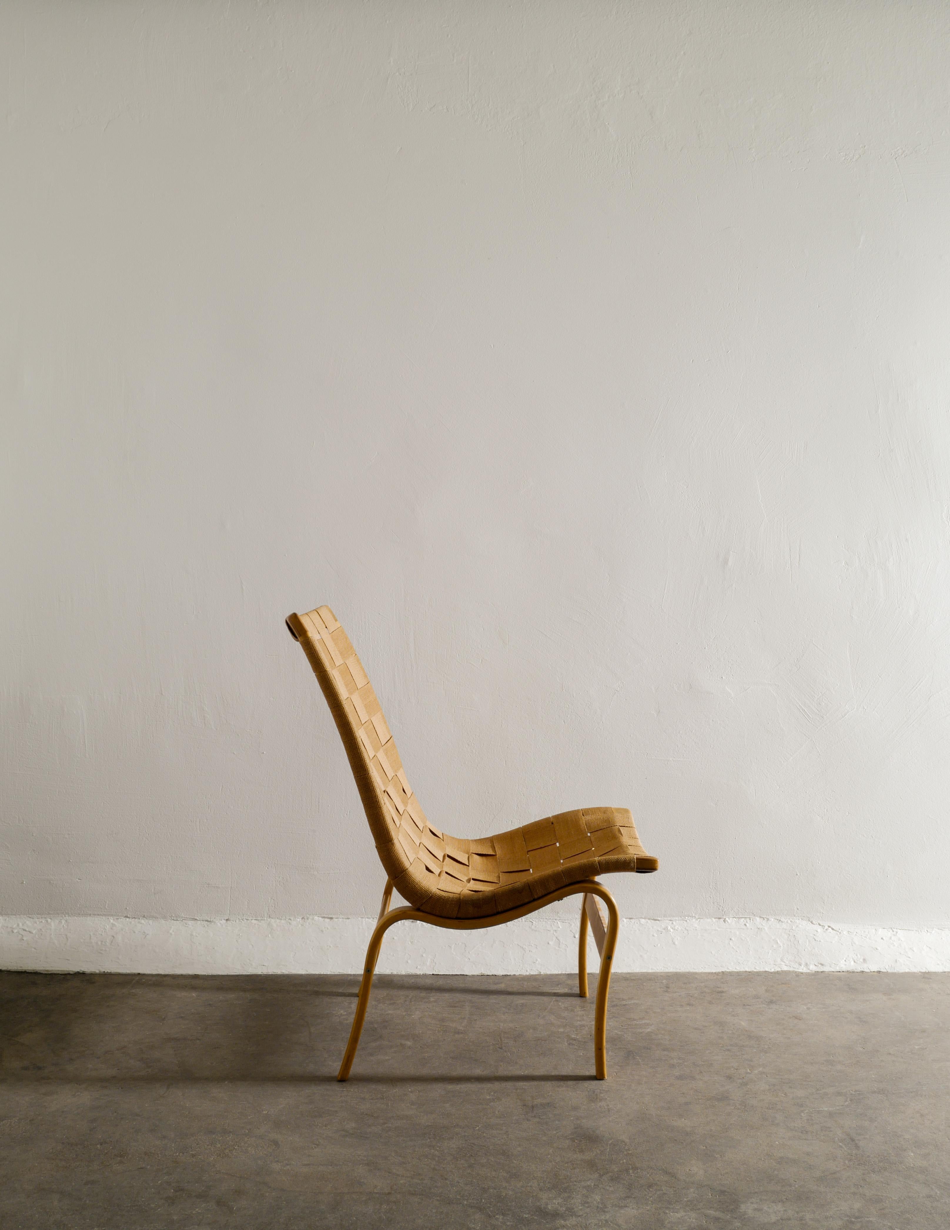 Scandinavian Modern Bruno Mathsson Mid-Century Easy Chair 