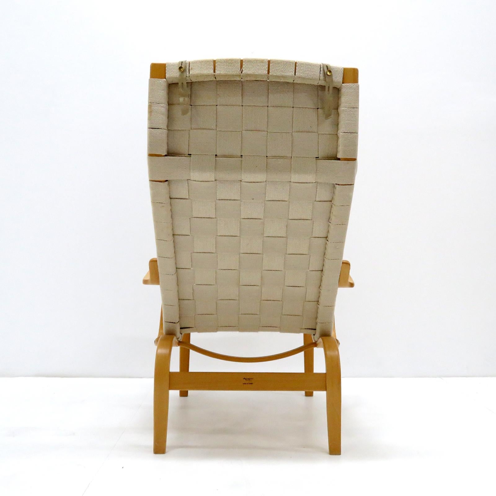 Scandinavian Modern Bruno Mathsson 'Miranda' Lounge Chair