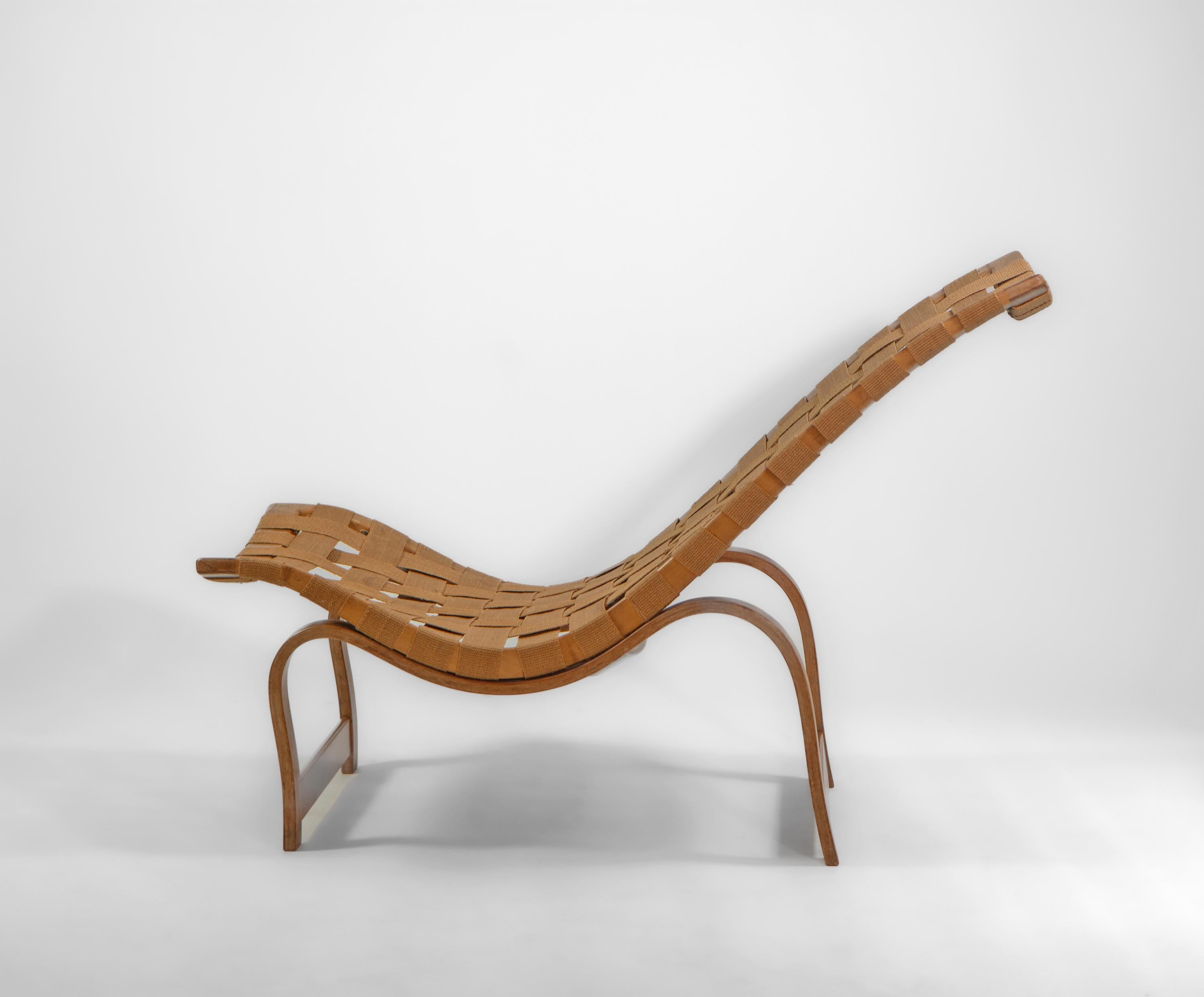 Mid-Century Modern Bruno Mathsson Model 36 Easy Chair 1940's