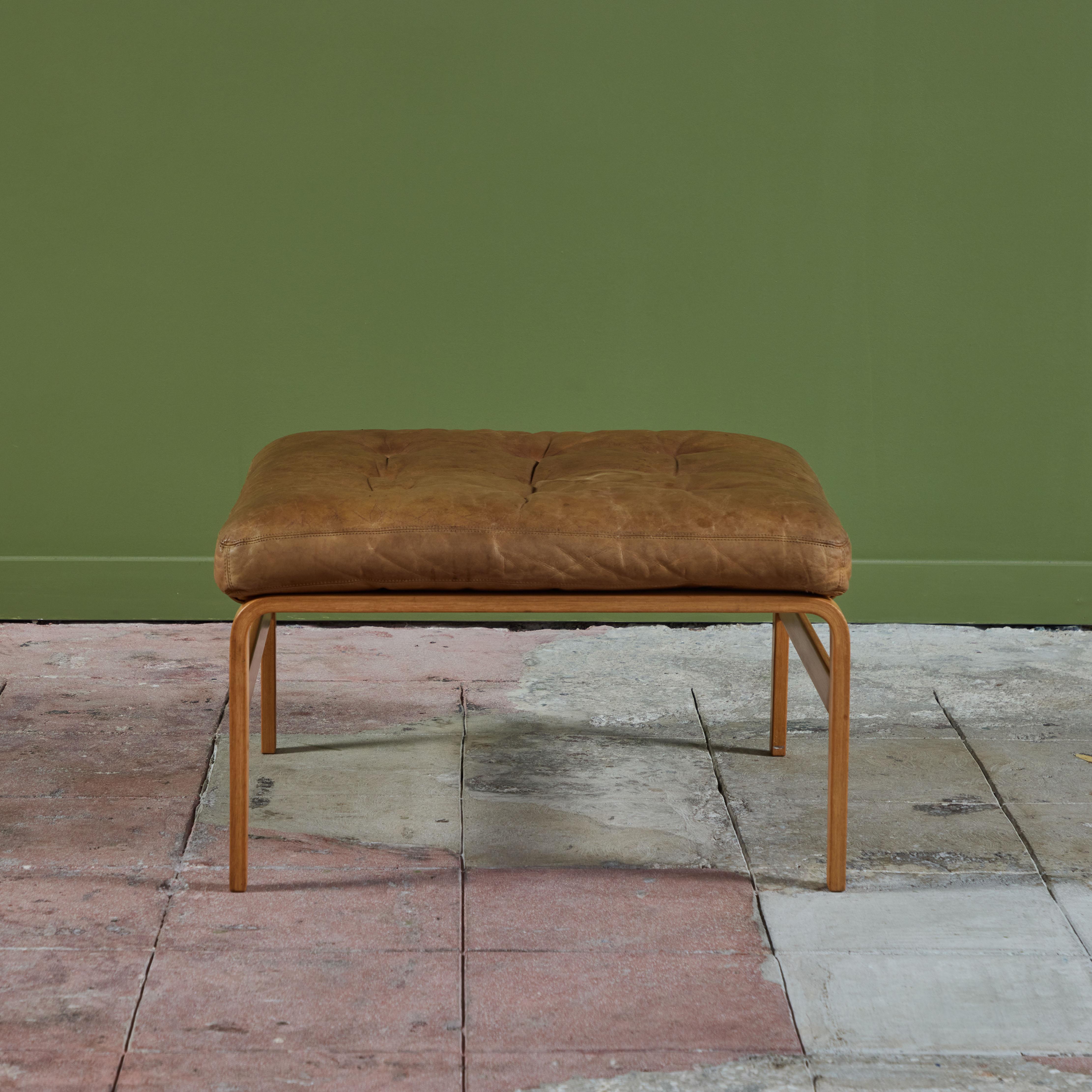 Bruno Mathsson Ottoman In Good Condition For Sale In Los Angeles, CA